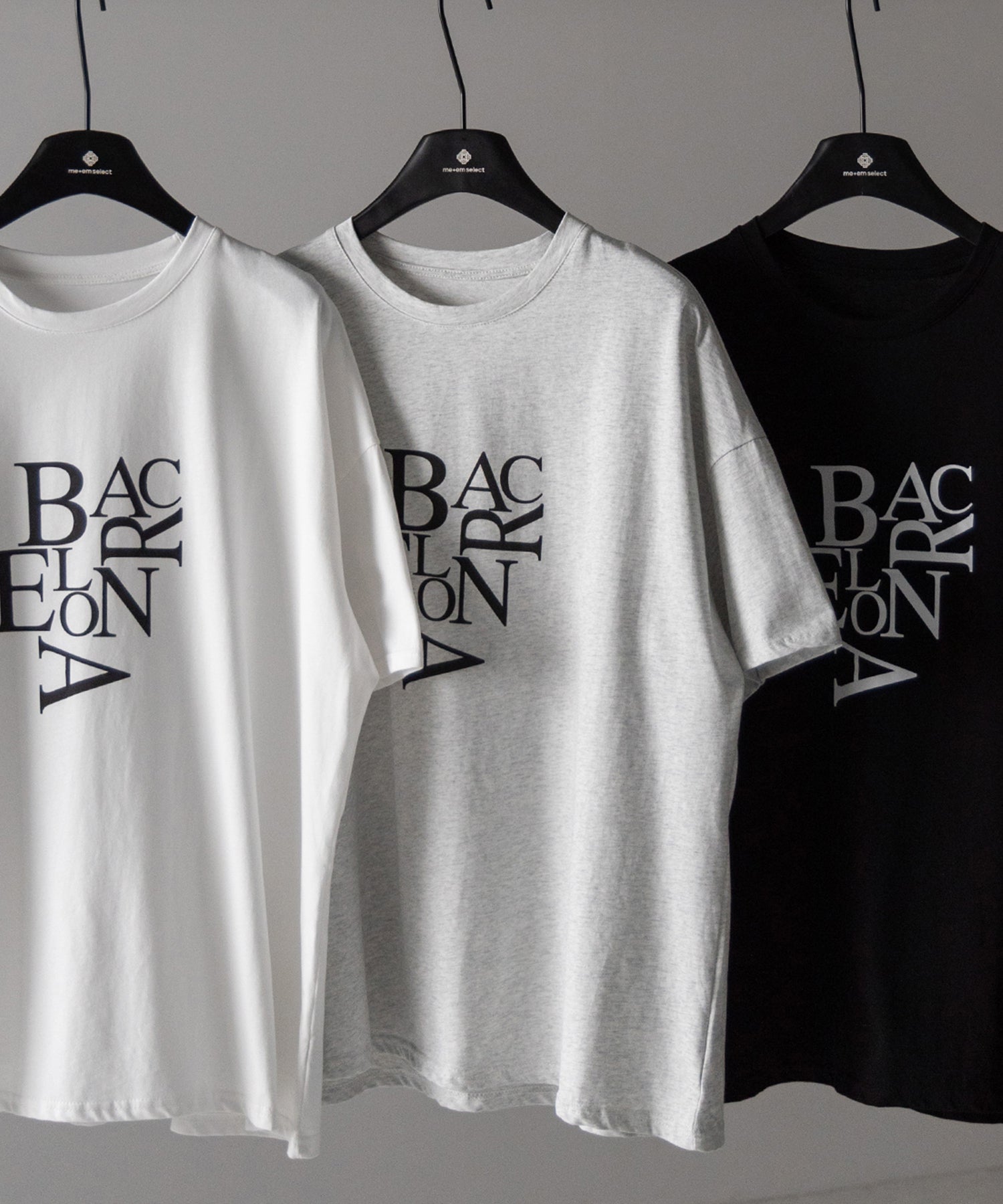 【 3color 】BACロゴレタリングビッグTシャツ / BAG logo lettering big Tee