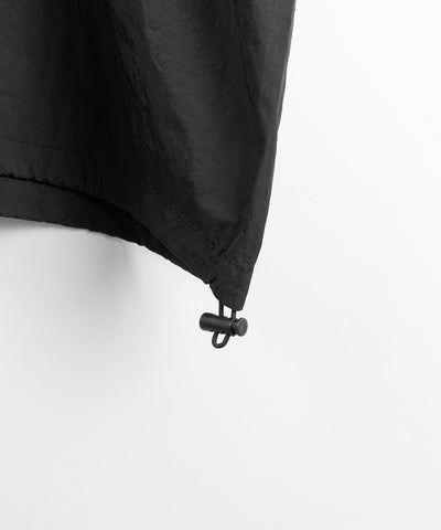 【 裾絞り可能2WAY 】サイドラインナイロンタックカーゴワイドパンツ / side line nylon tuck cargo wide pants