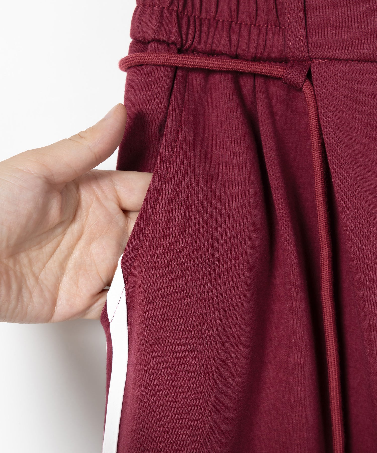 2WAYウエストコードサイドライントラックワイドパンツ