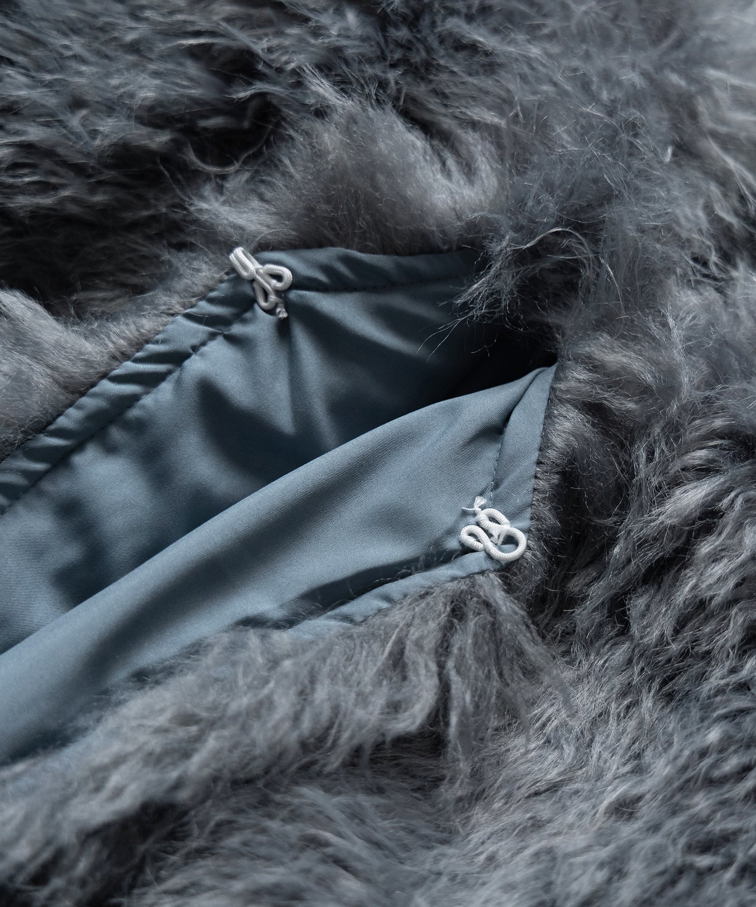 【 5color 】シャギーファーノーカラーボリュームショートコート/ shaggy fur nocollar volume short coat