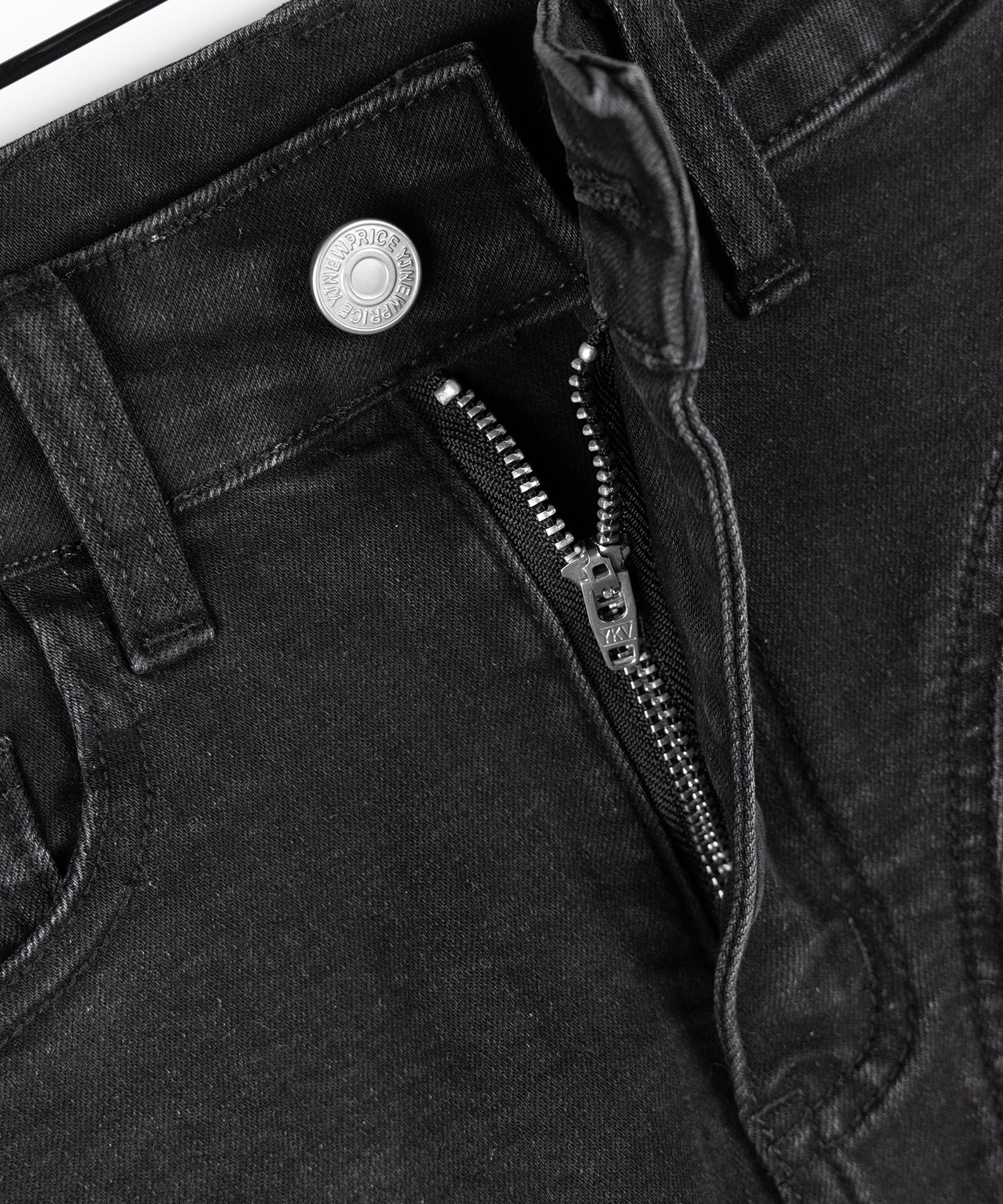 カーゴポケットレイヤードデニムミニスカパン / cargo pocket layered denim mini skirt pants