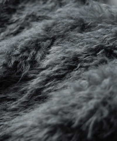 シャギーファーノーカラーボリュームショートコート/ shaggy fur nocollar volume short coat