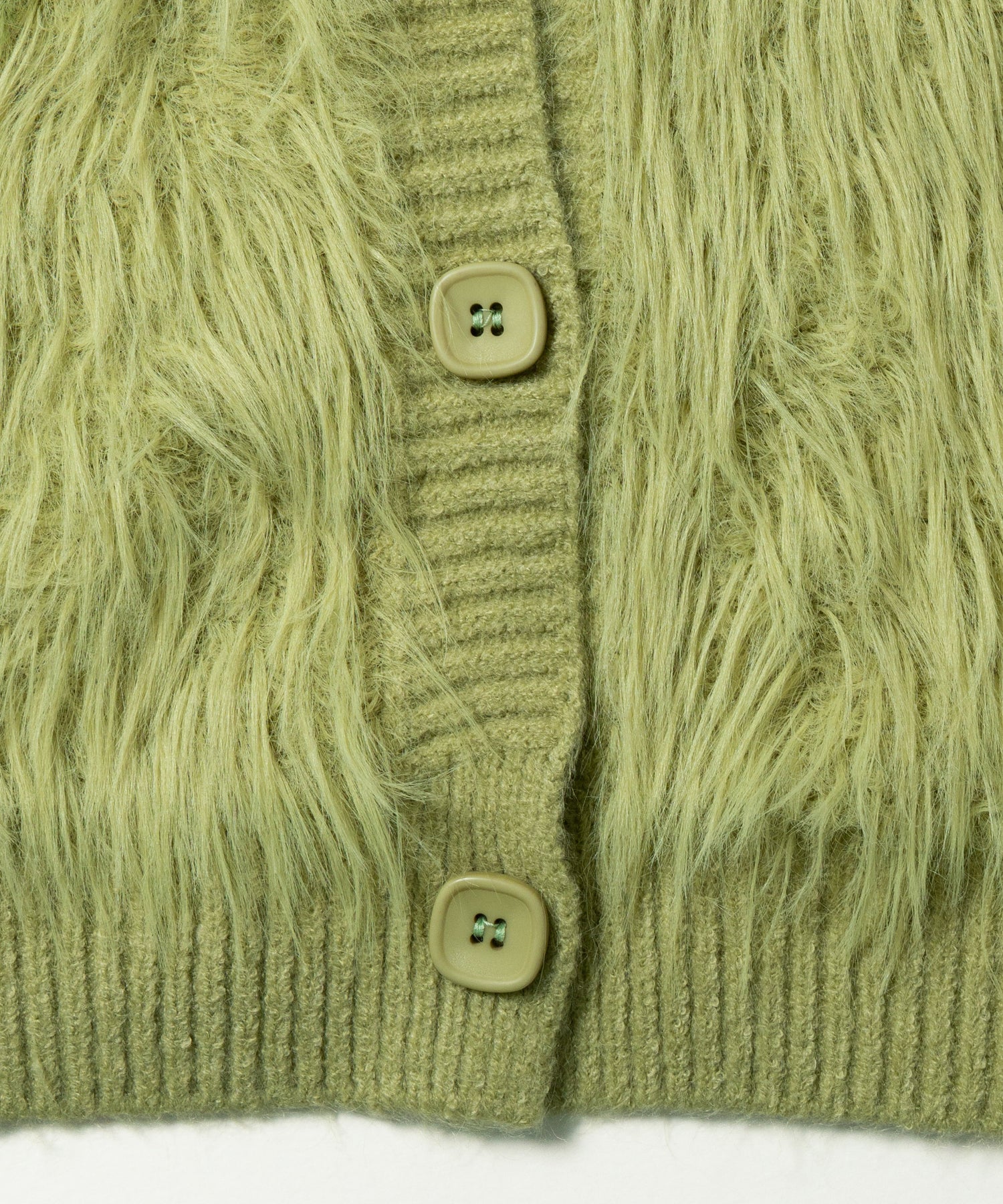 ファームードシャギーニットカーディガン