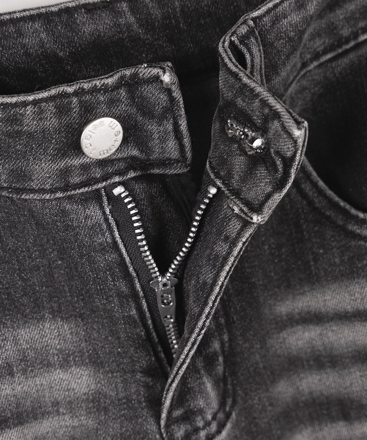 クラッシュダメージヴィンテージフレアデニム / crush damage vintage flare denim