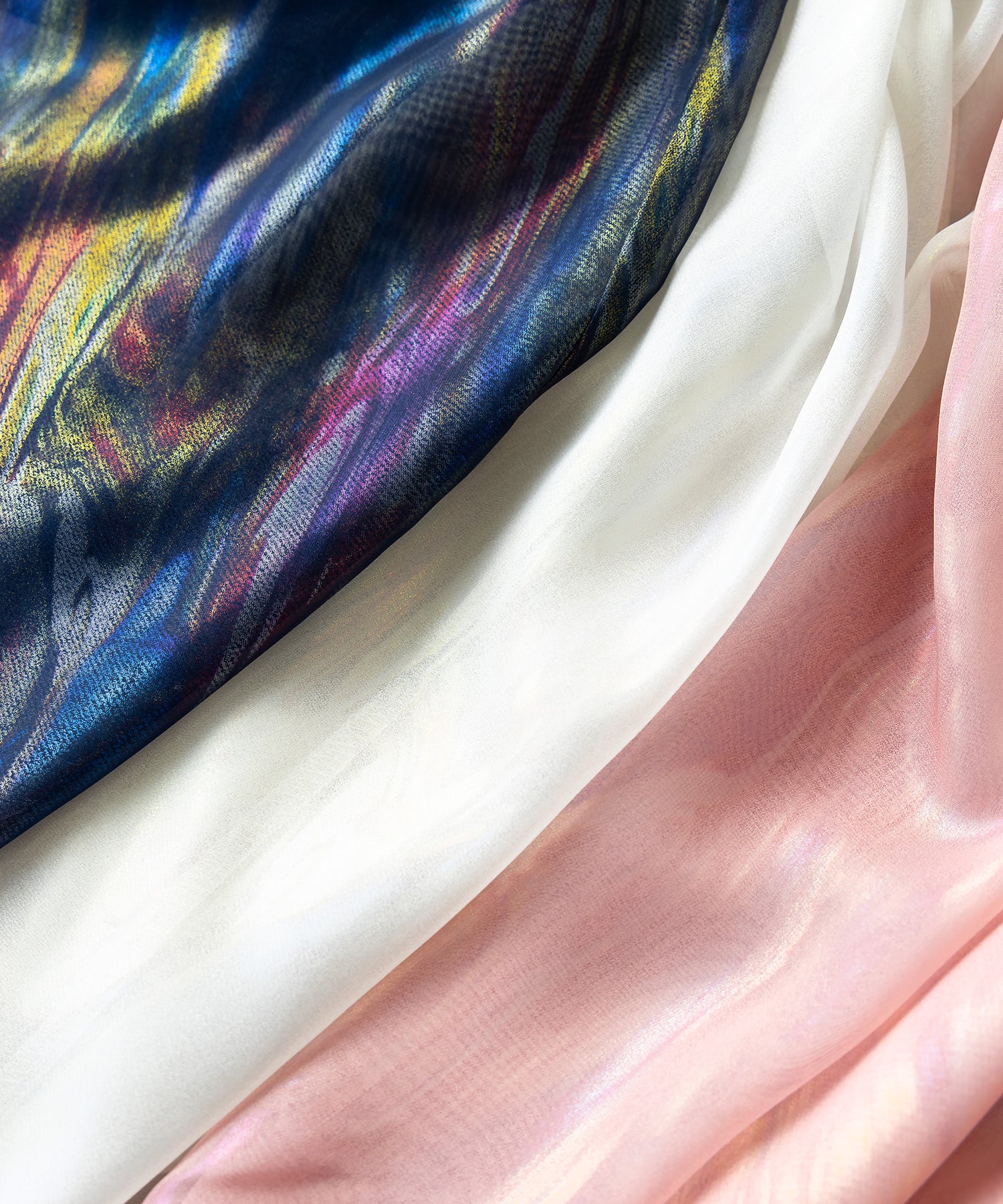 【 3color 】オーロラグロスオーガンジーバックスリットストレートキャミワンピース / Aurora gloss organdy backslit straight cami onepiece