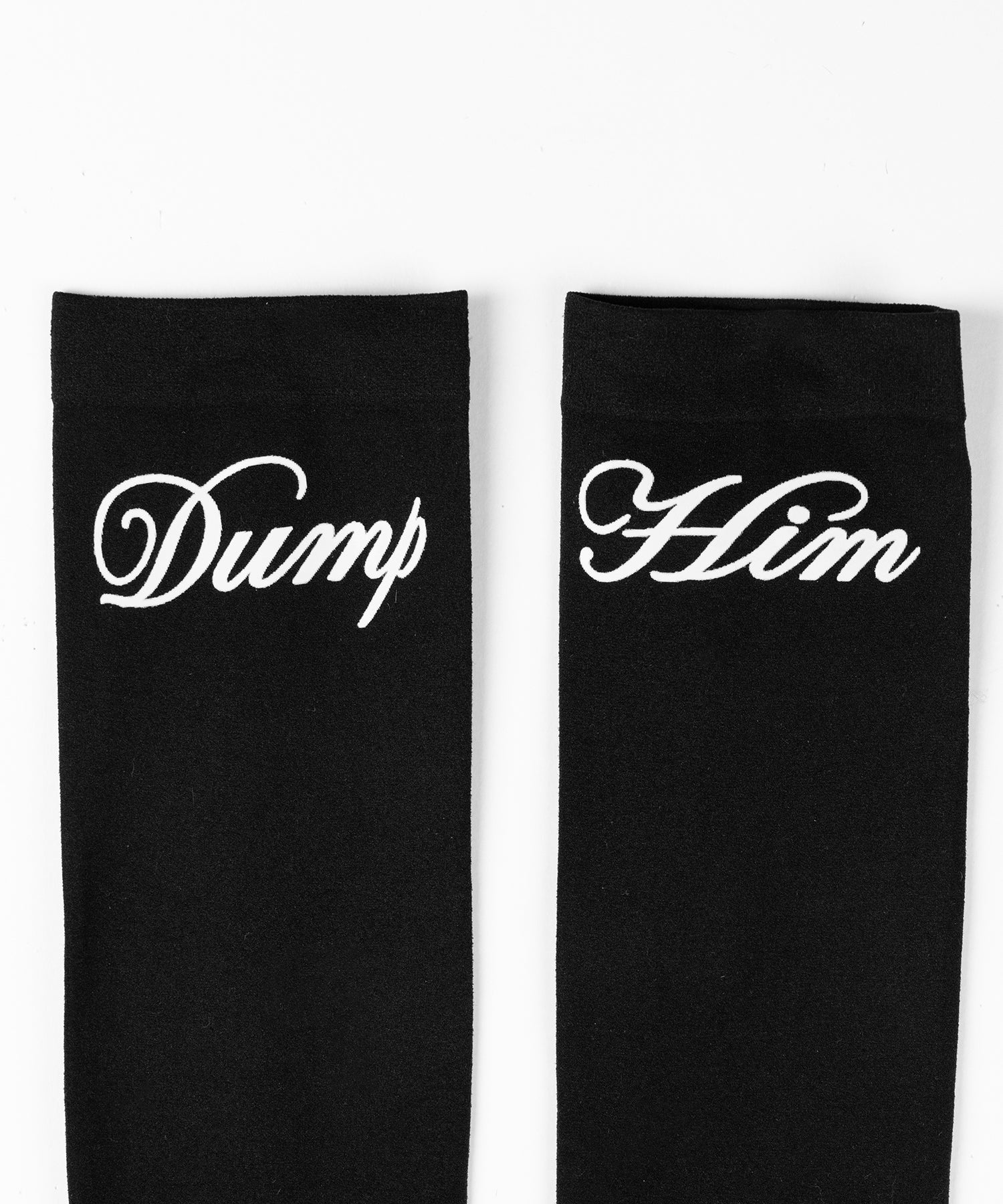 【 選べる3柄アソート 】レタリングロゴシアーニーハイソックス / lettering logo sheer knee high socks