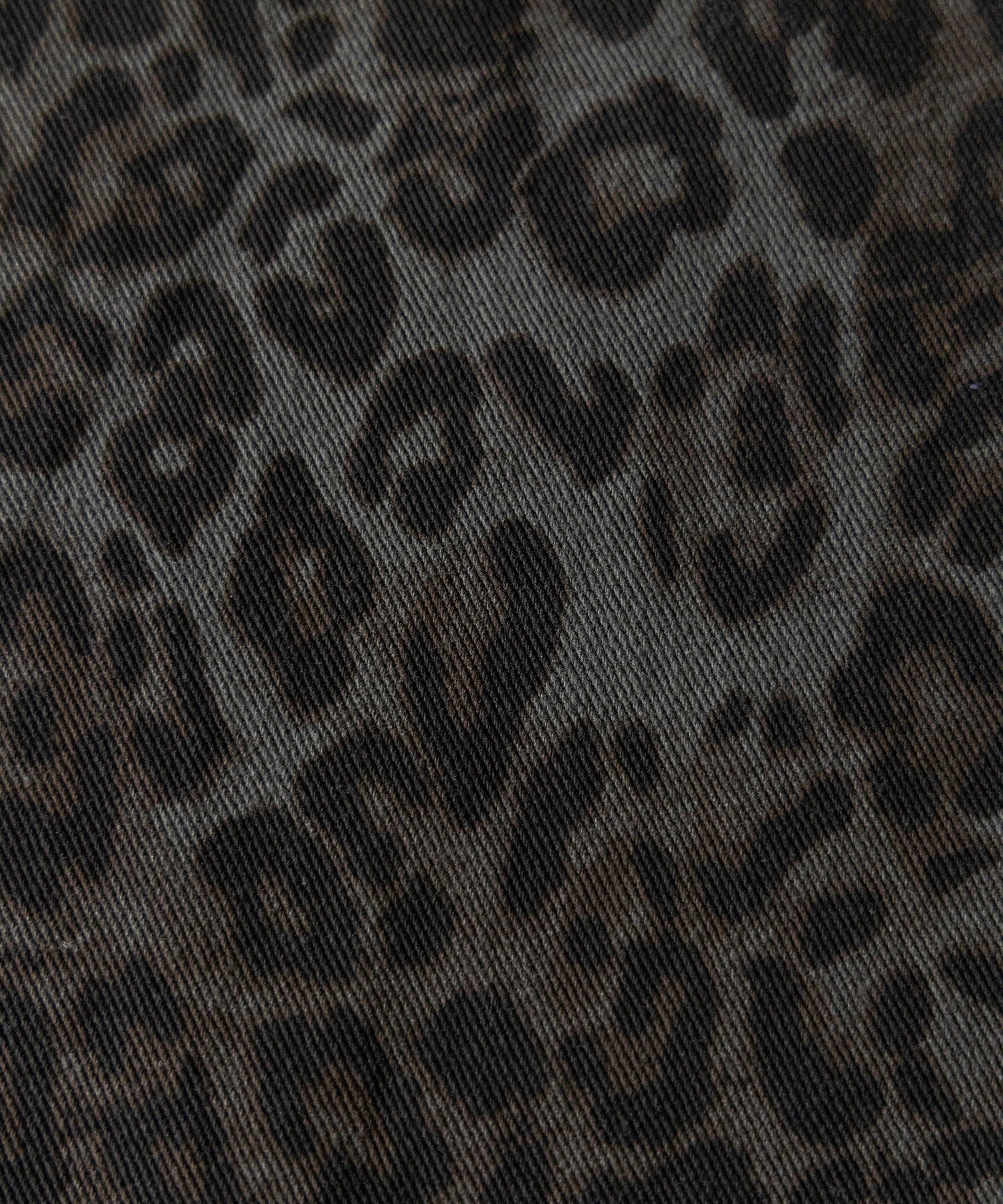 【 2color 】ヴィンテージライクレオパードツイルワイドパンツ / vintage like leopard twill wide pants