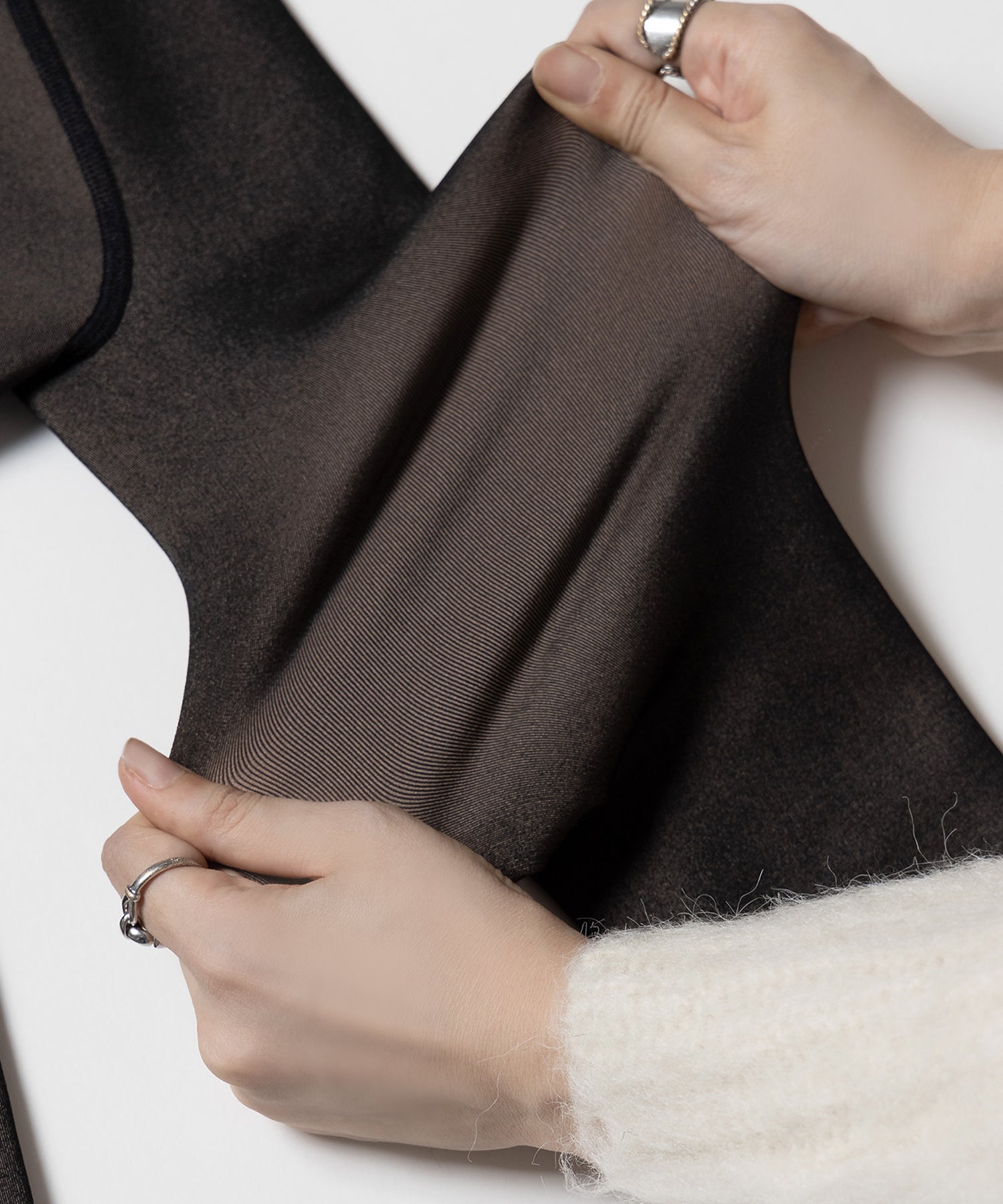 【 220デニール 】あったか裏起毛ストッキングフェイクタイツ