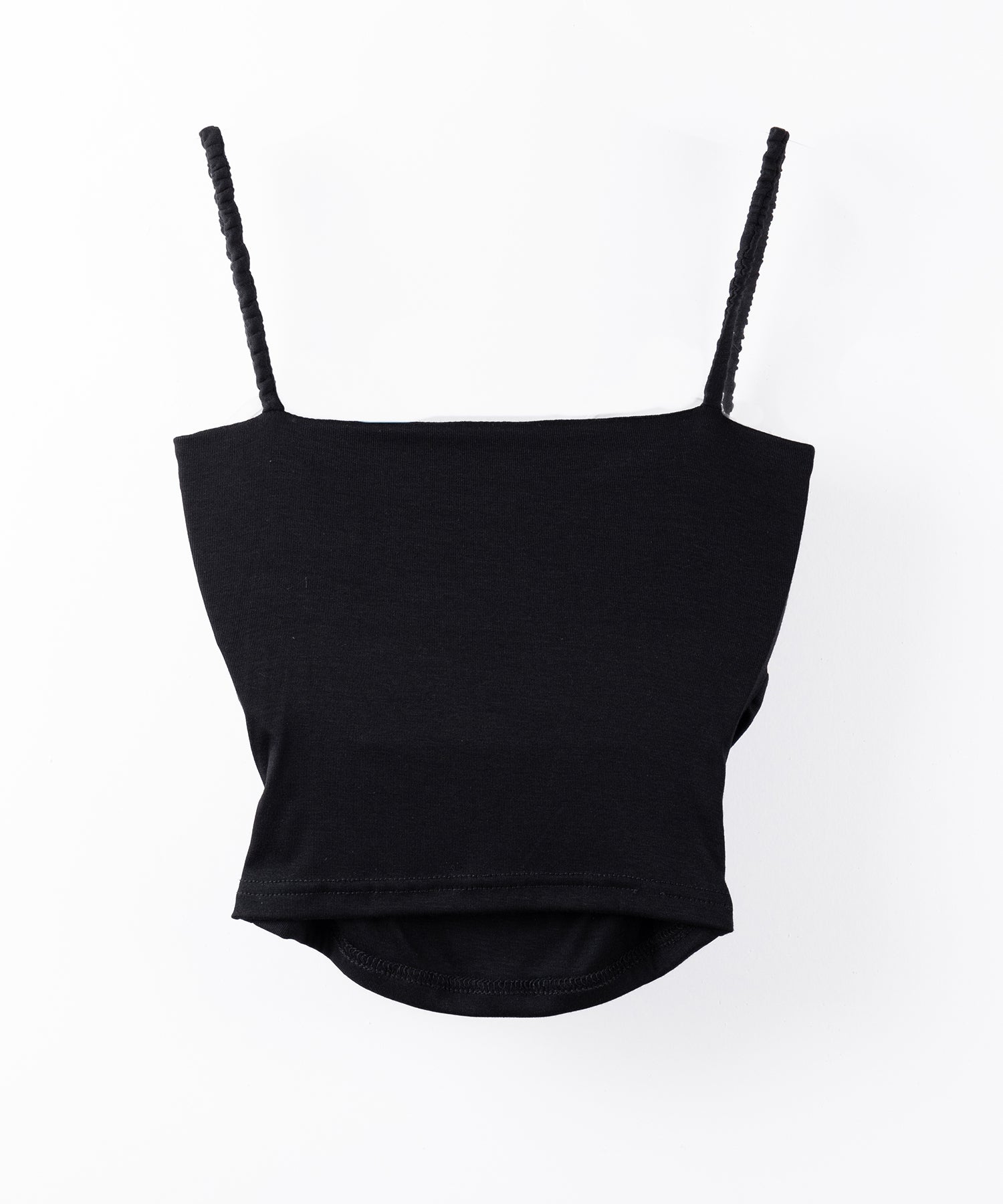 【 3color / カップ付き 】シャーリングギャザードレープキャミソール /shirring gather drape camisole