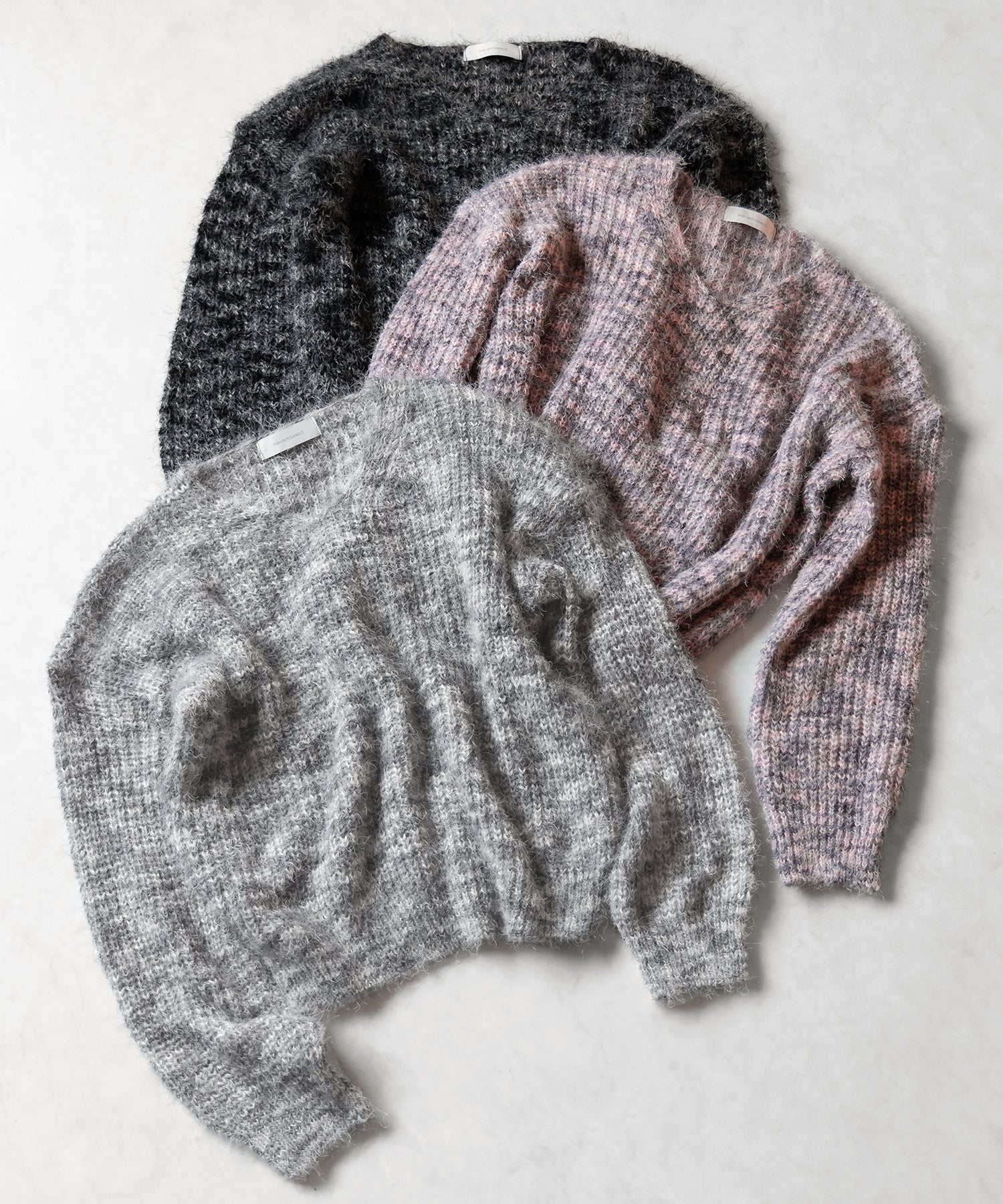 フラッフィーメランジルーズシャギーニット【韓国製】