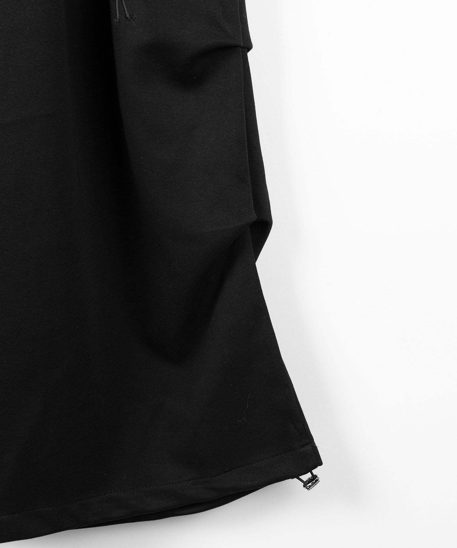 【 裾絞り可能2WAY 】ドローコードタックワイドカーゴスウェットパンツ / drawcord tuck wide cargo sweatpants