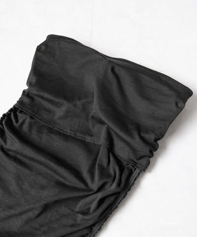 【 2点セット 】シャーリングタイトミニワンピ &フロントリボンショートカーディガン ワンホンセットアップ / shirring tight mini onepiece & front ribbon short cardigan wanghong setup