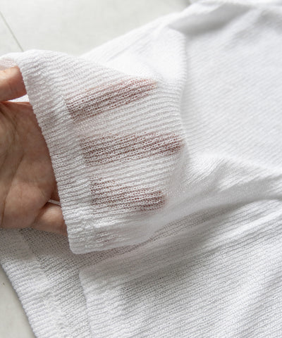 フロントボタンシアーショートカーディガン / front botton sheer short cardigan