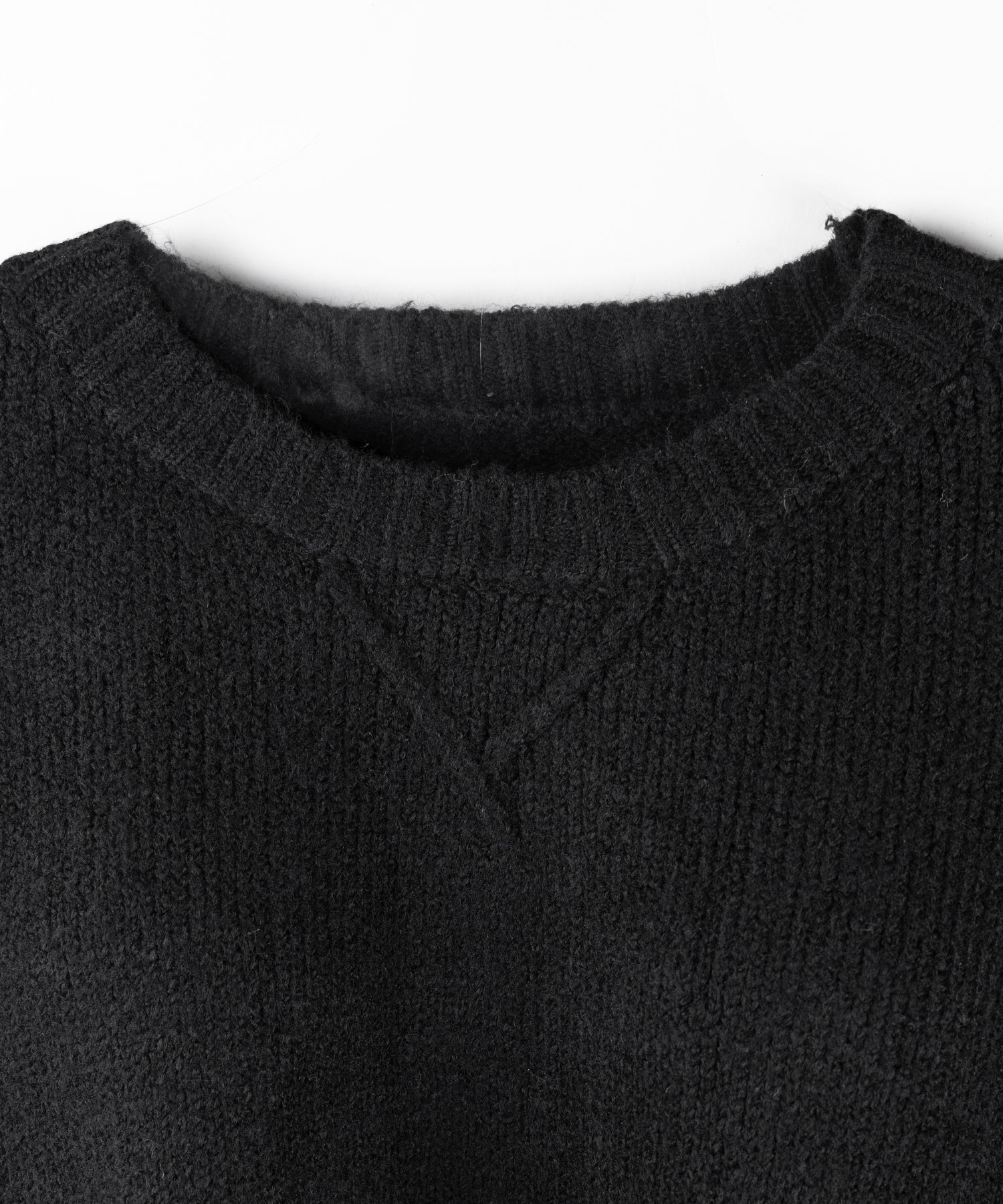 【 ニットセットアップ 】フラッフィーオーバーサイズニット + ニットショートパンツ SET / fluffy over size knit + knit short pants SET