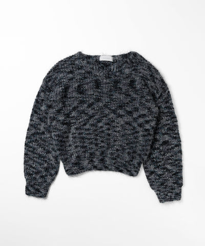 フラッフィーメランジルーズシャギーニット【韓国製】