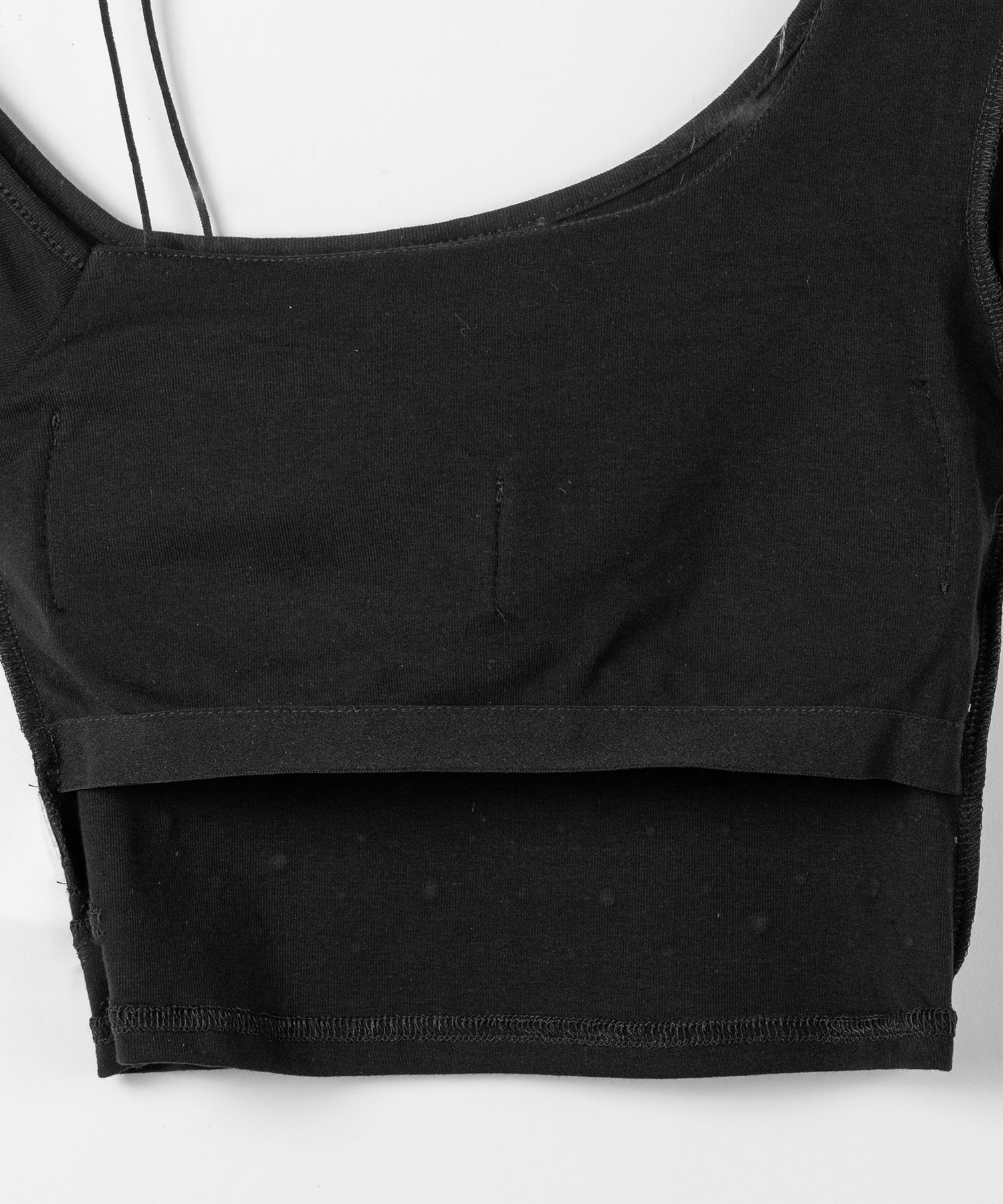 ラインストーンワンショルダーショートTシャツ / Rhine stone one shoulder short T-shirts