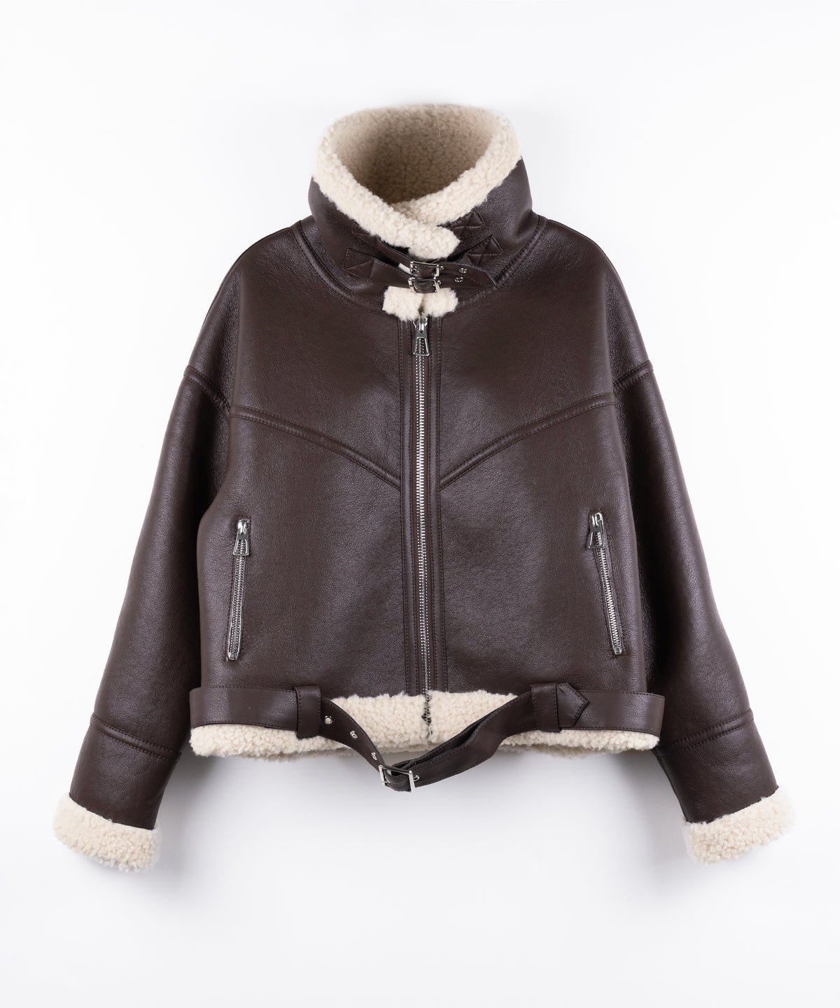 B-3ヴィンテージレザーボアムートンジャケット / B-3 vintage leather boa mouton jacket