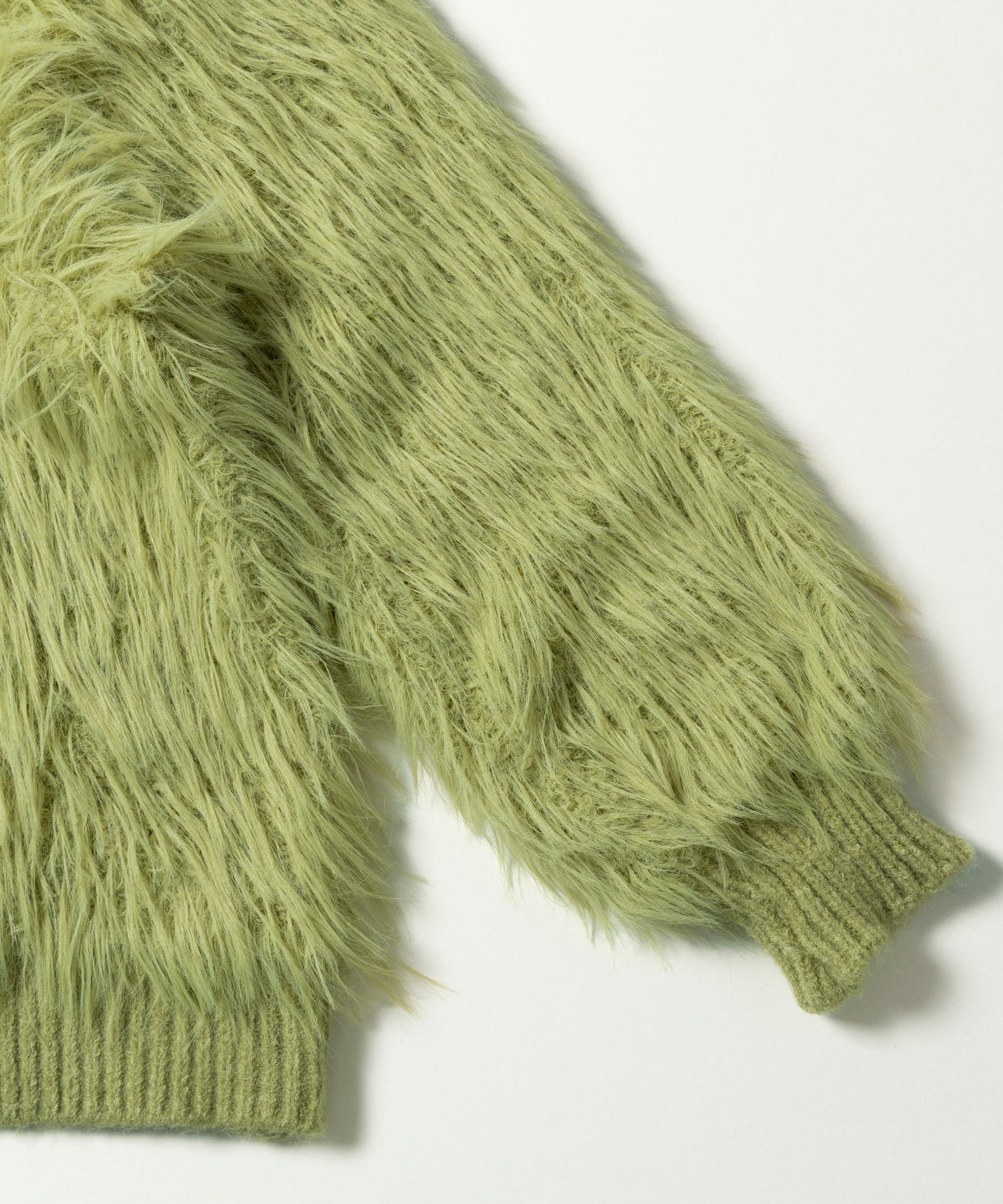 ファームードシャギーニットカーディガン