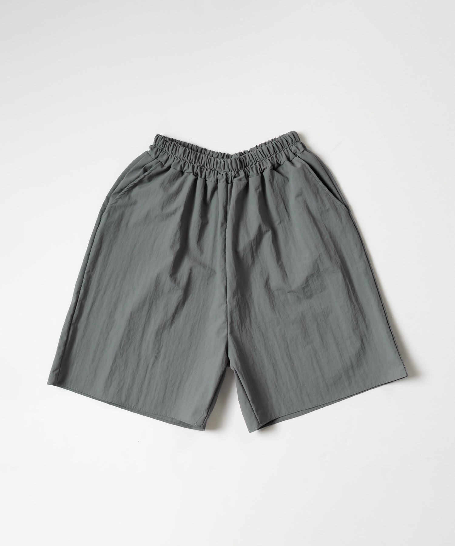 【 上下セットアップ/5色展開 】ワッシャーナイロンプルオーバー&ショートパンツ SET