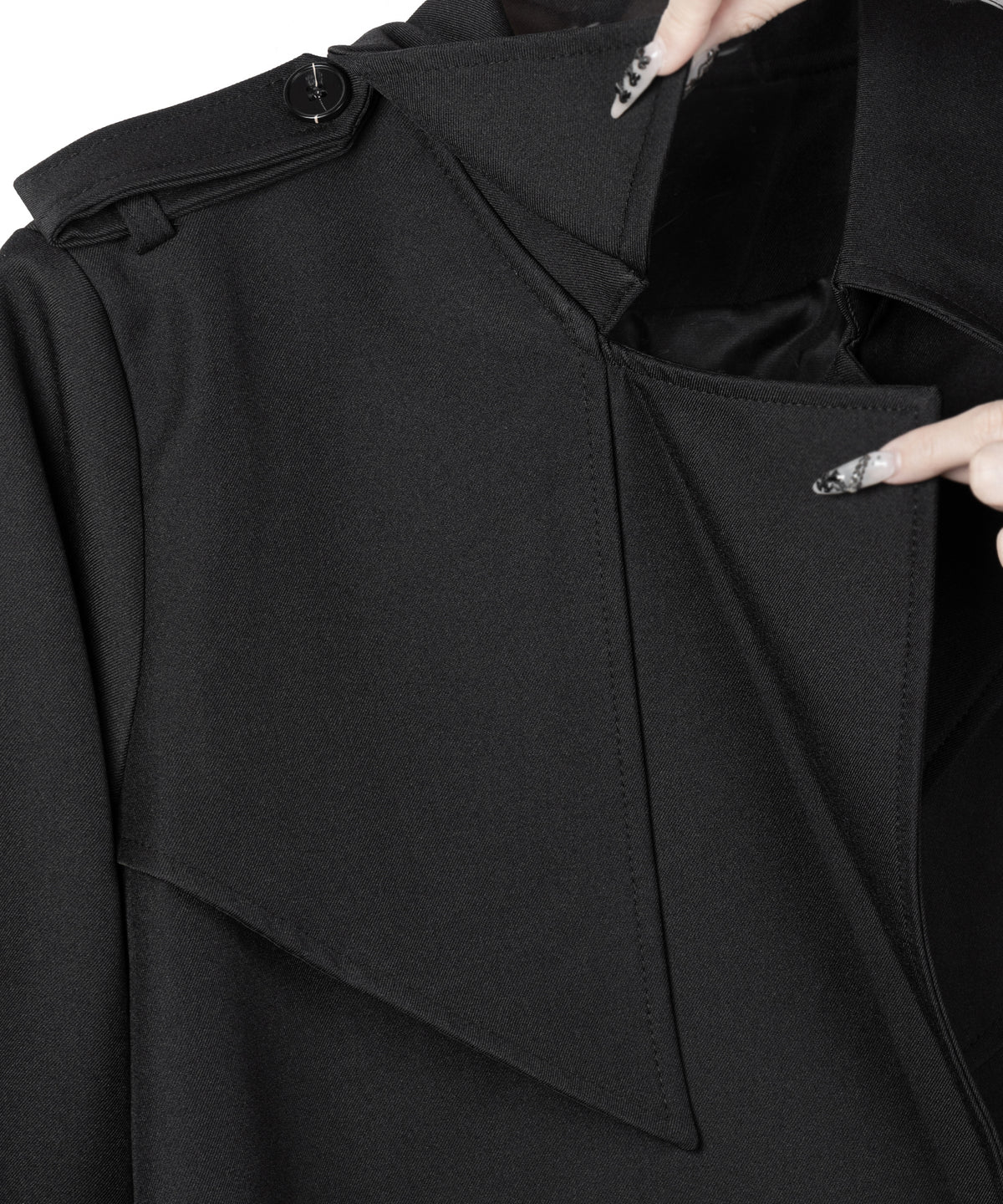 ウエストマークレディミドルトレンチコート / waistmark lady middle trench coat