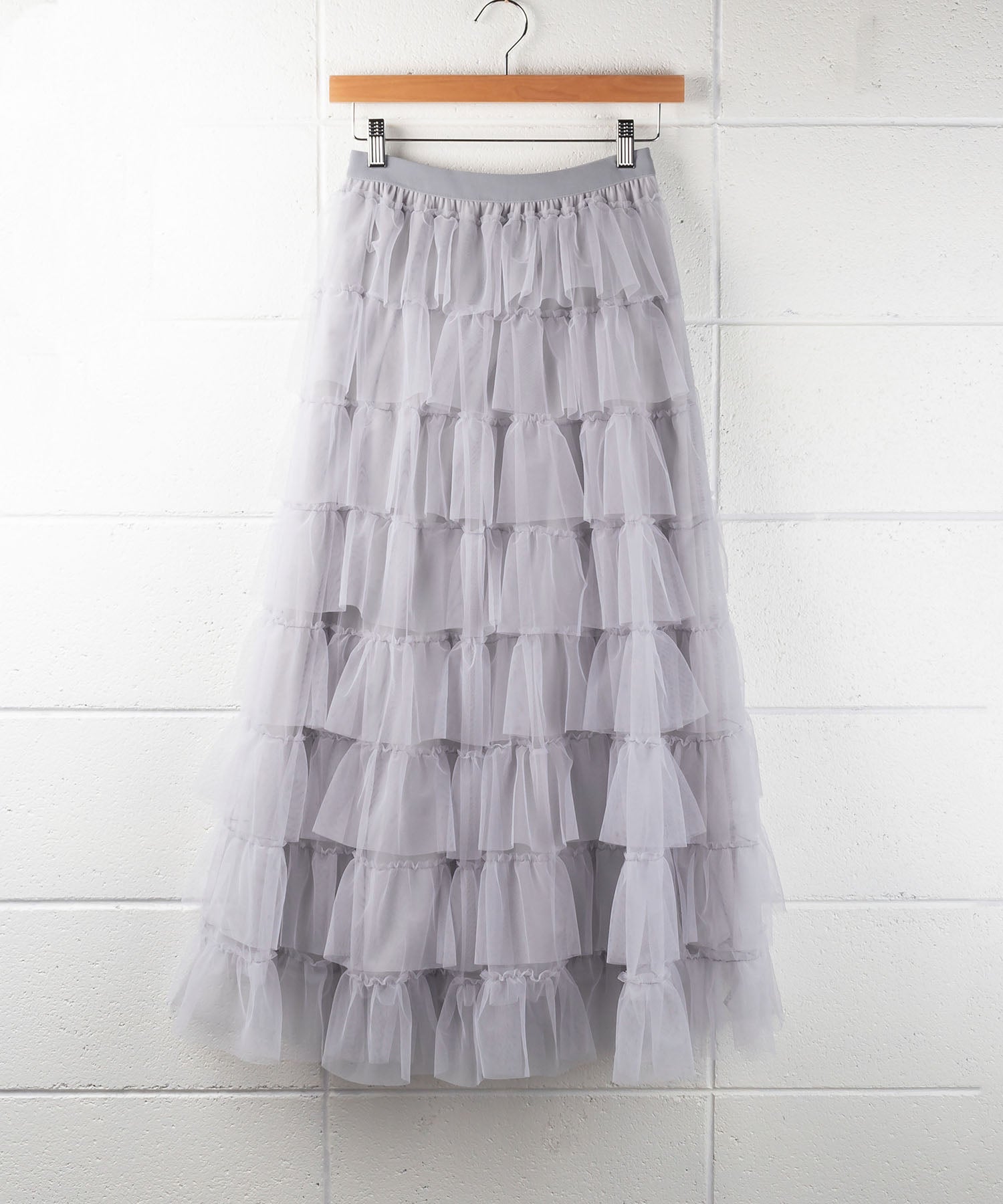 チュールフリルボリュームスカート《 NEWカラー3色追加! 》 Sサイズ仲間入り