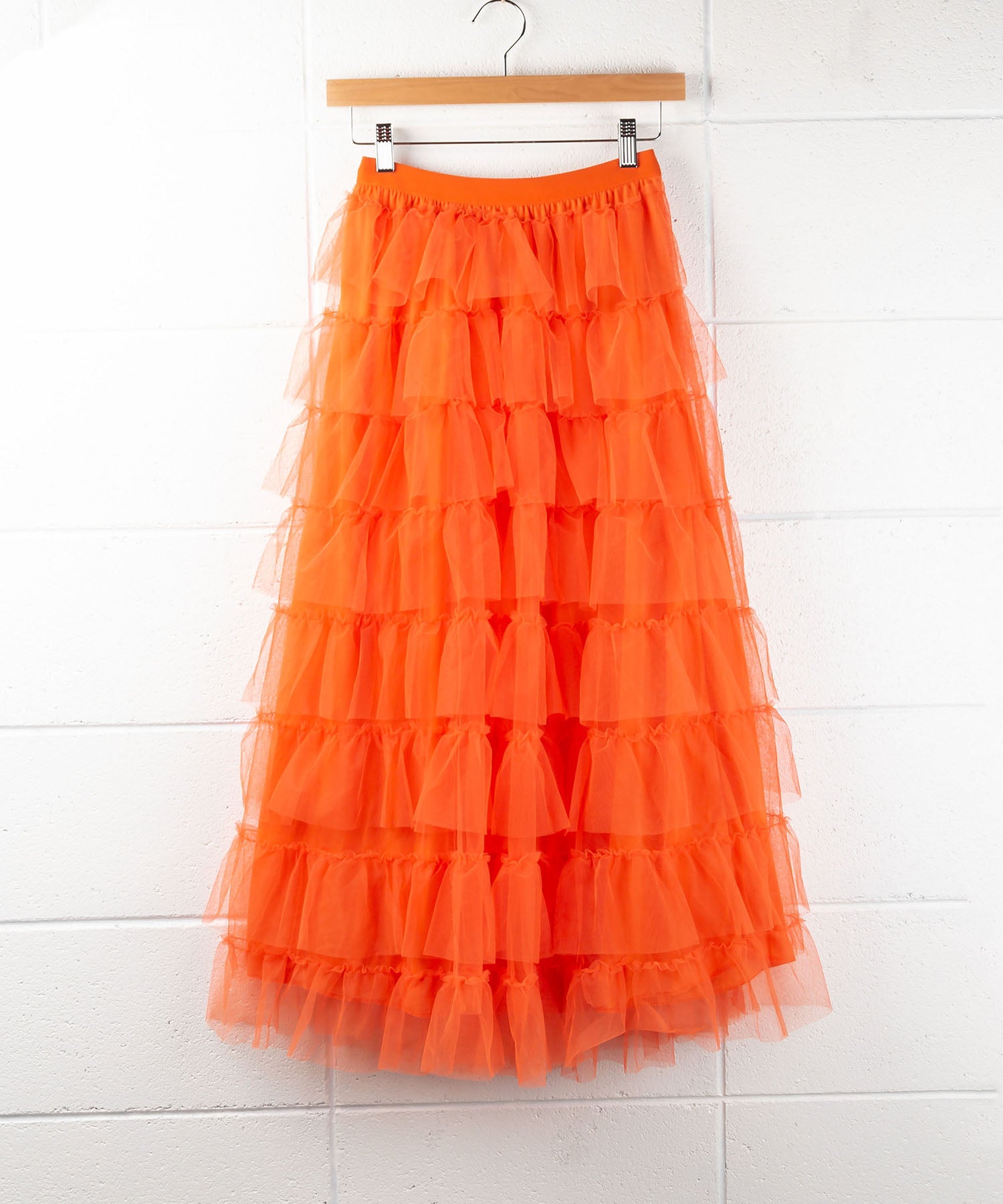 チュールフリルボリュームスカート《 NEWカラー3色追加! 》 Sサイズ仲間入り