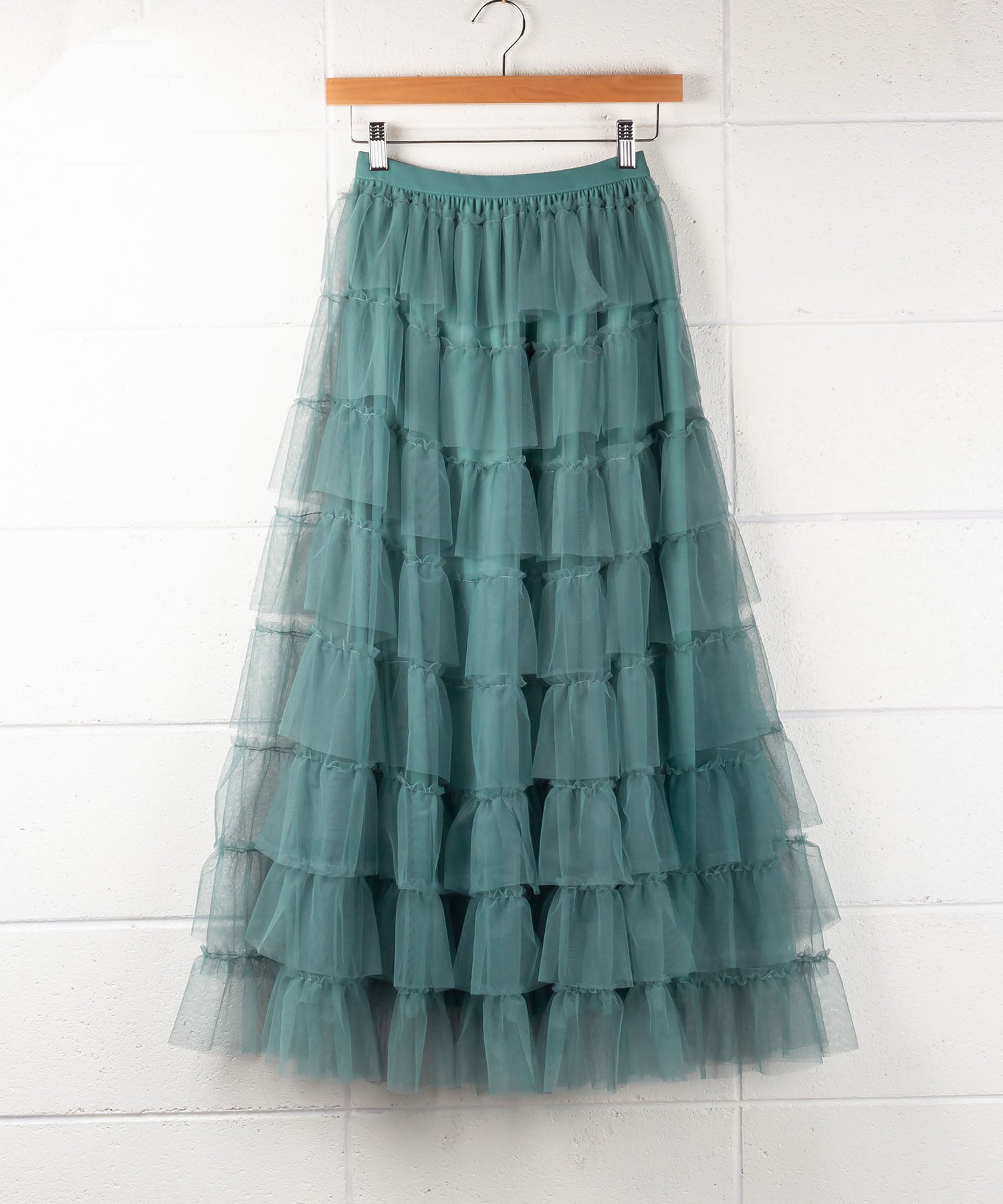 チュールフリルボリュームスカート《 NEWカラー3色追加! 》 Sサイズ仲間入り