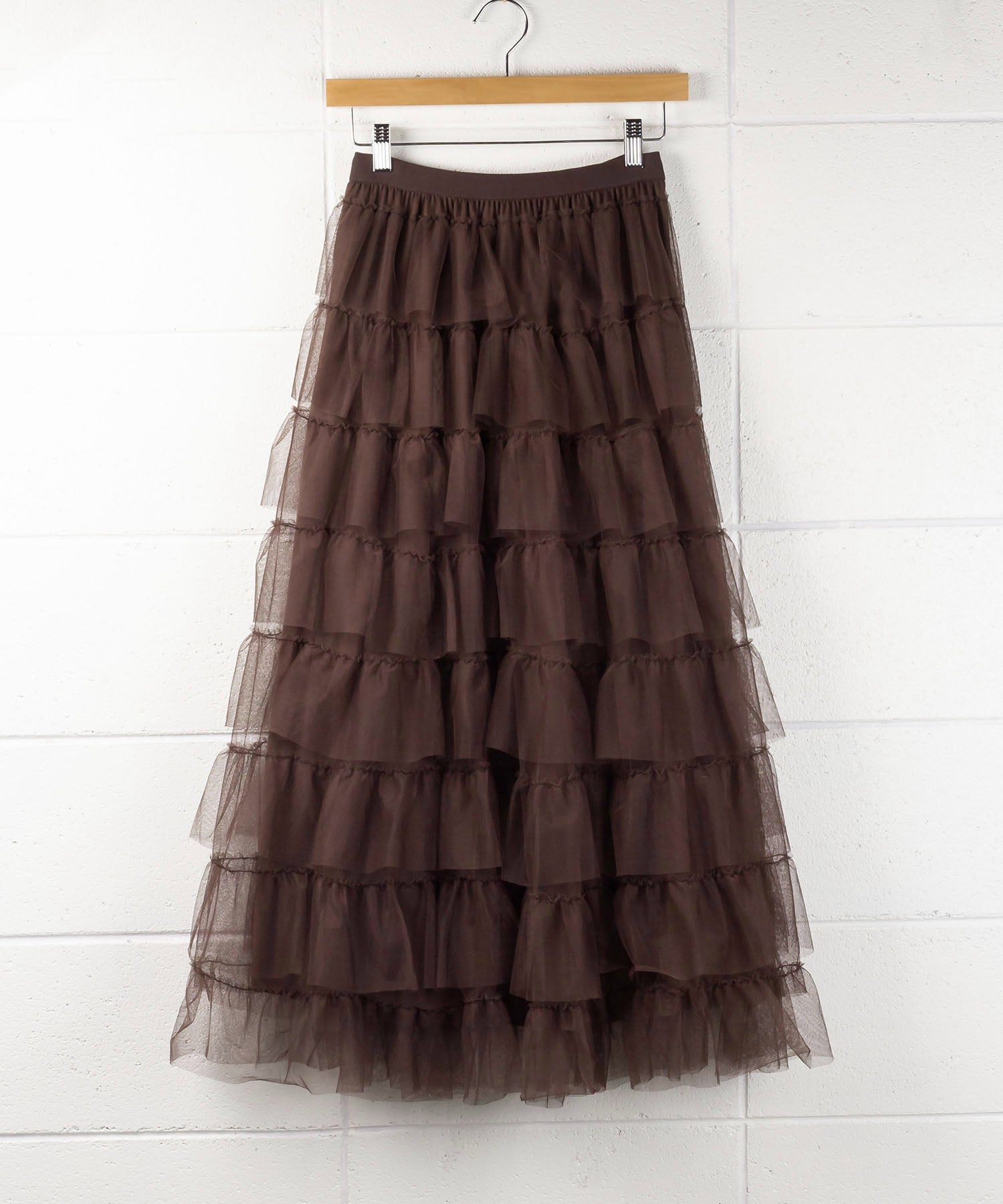 チュールフリルボリュームスカート《 NEWカラー3色追加! 》 Sサイズ仲間入り