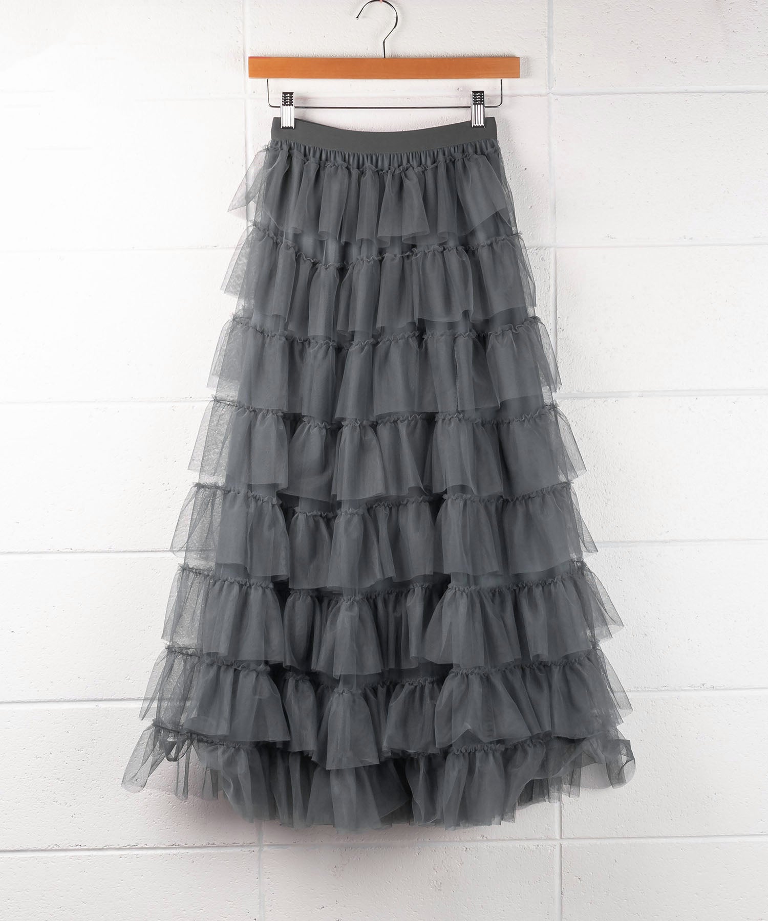 チュールフリルボリュームスカート《 NEWカラー3色追加! 》 Sサイズ仲間入り