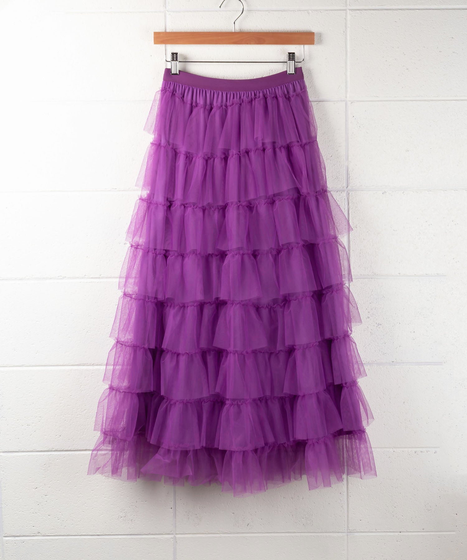 チュールフリルボリュームスカート《 NEWカラー3色追加! 》 Sサイズ仲間入り