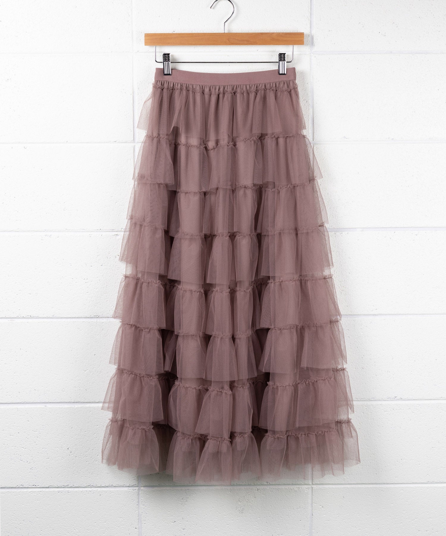 チュールフリルボリュームスカート《 NEWカラー3色追加! 》 Sサイズ仲間入り