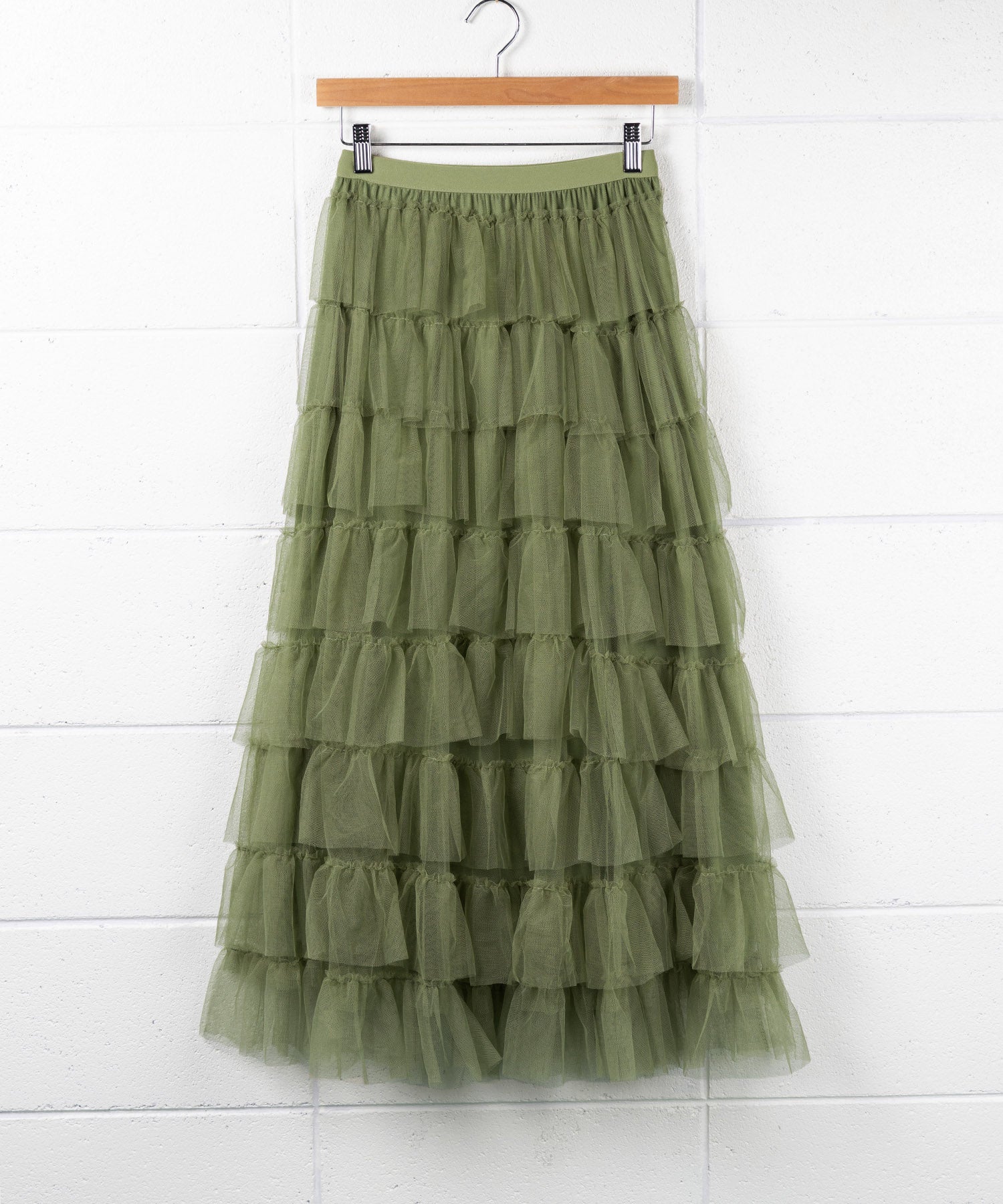 チュールフリルボリュームスカート《 NEWカラー3色追加! 》 Sサイズ仲間入り