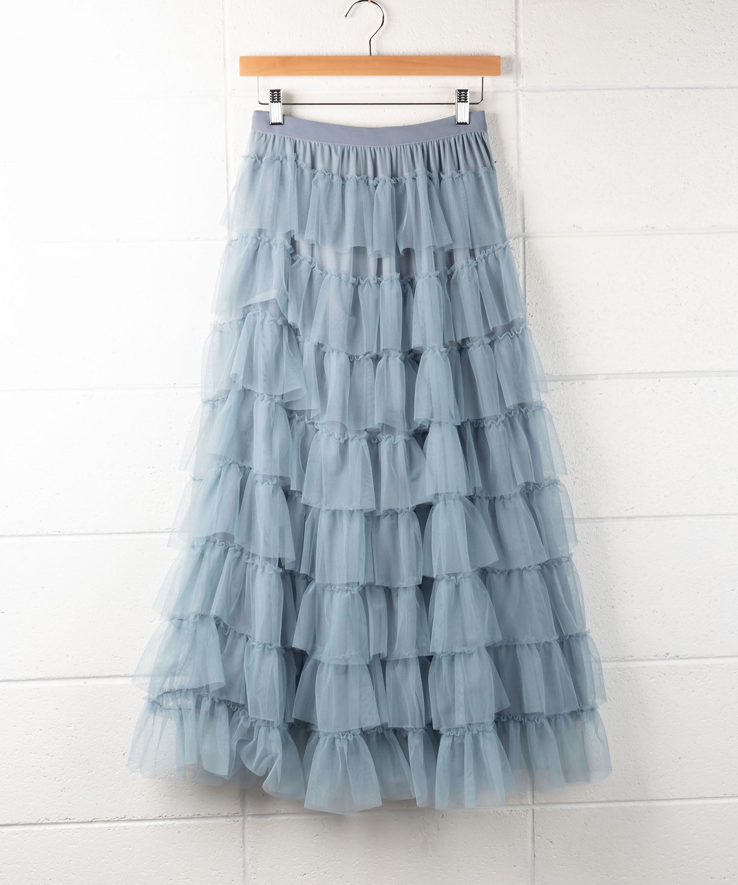 チュールフリルボリュームスカート《 NEWカラー3色追加! 》 Sサイズ仲間入り