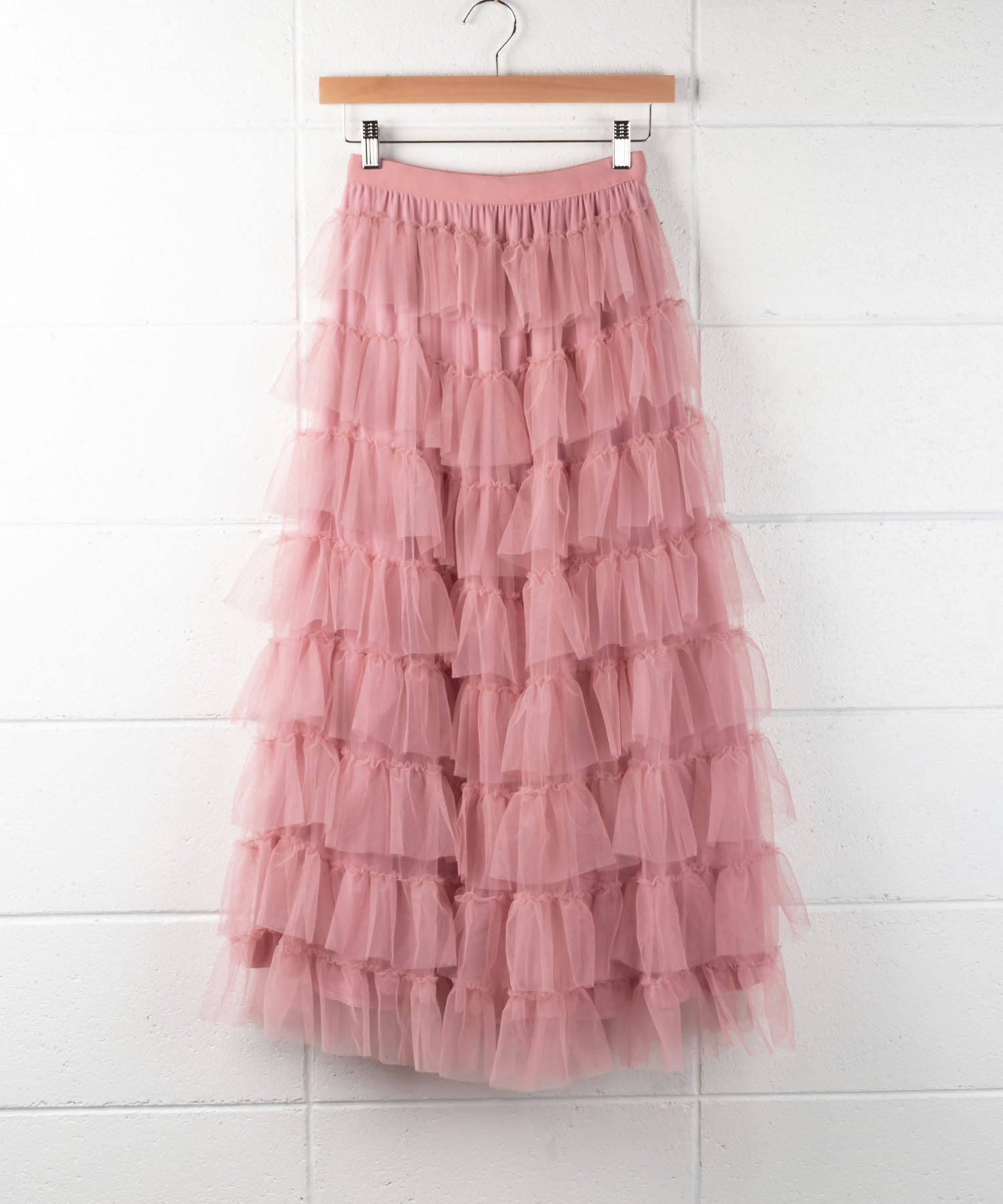 チュールフリルボリュームスカート《 NEWカラー3色追加! 》 Sサイズ仲間入り
