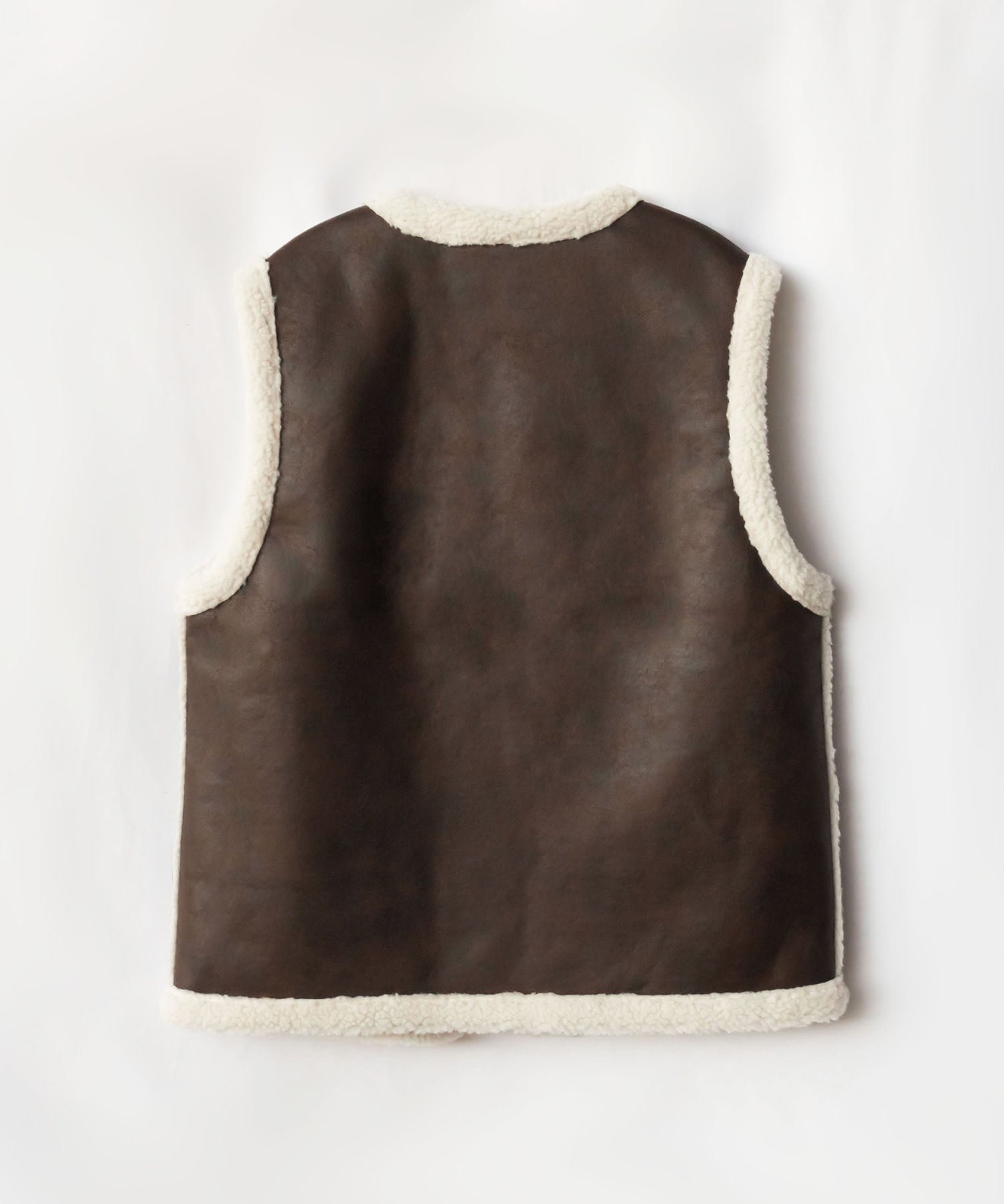 【 リバーシブル 】2WAY エコムートンボアベスト