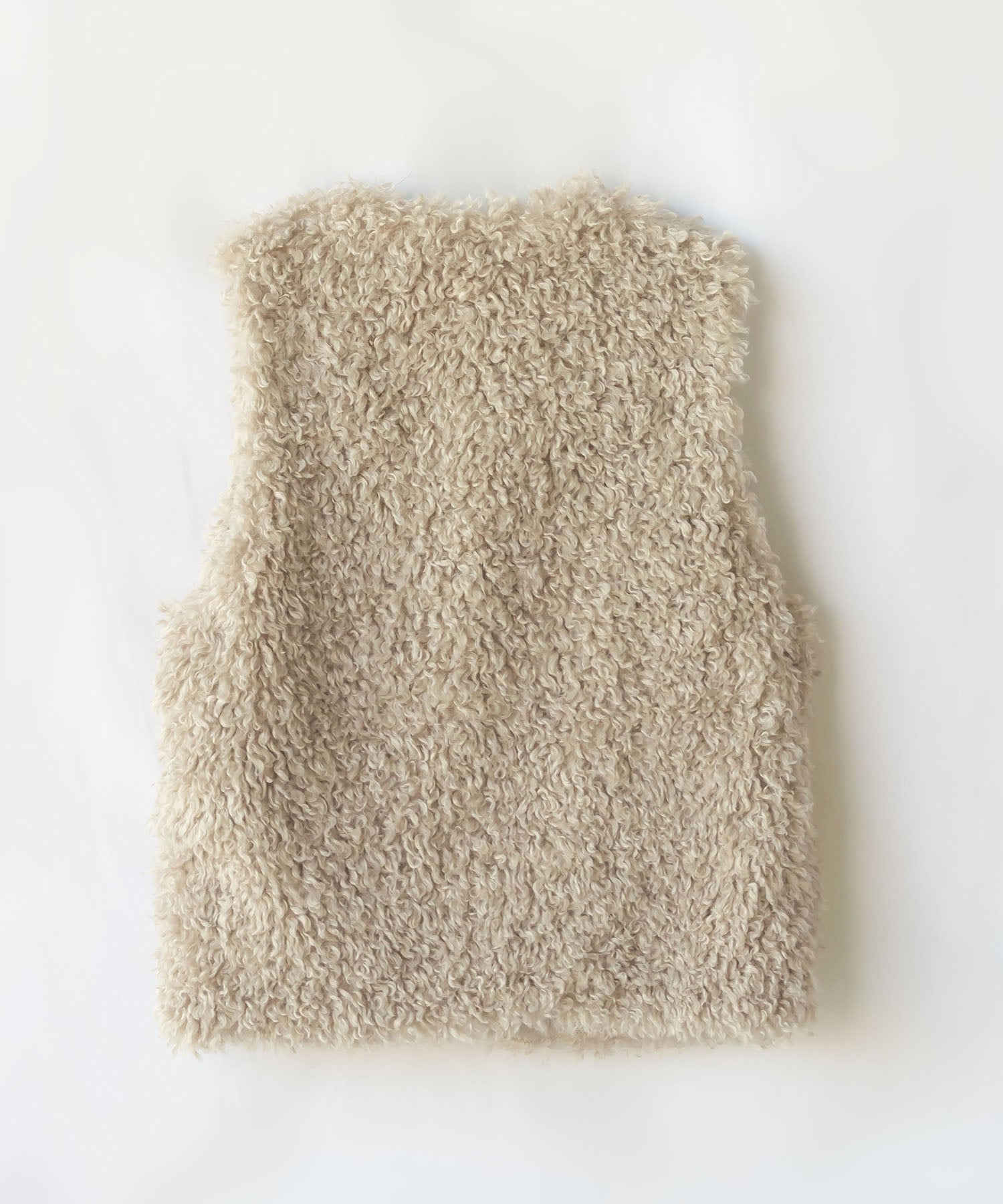 【ポケット付】プードルファーベスト