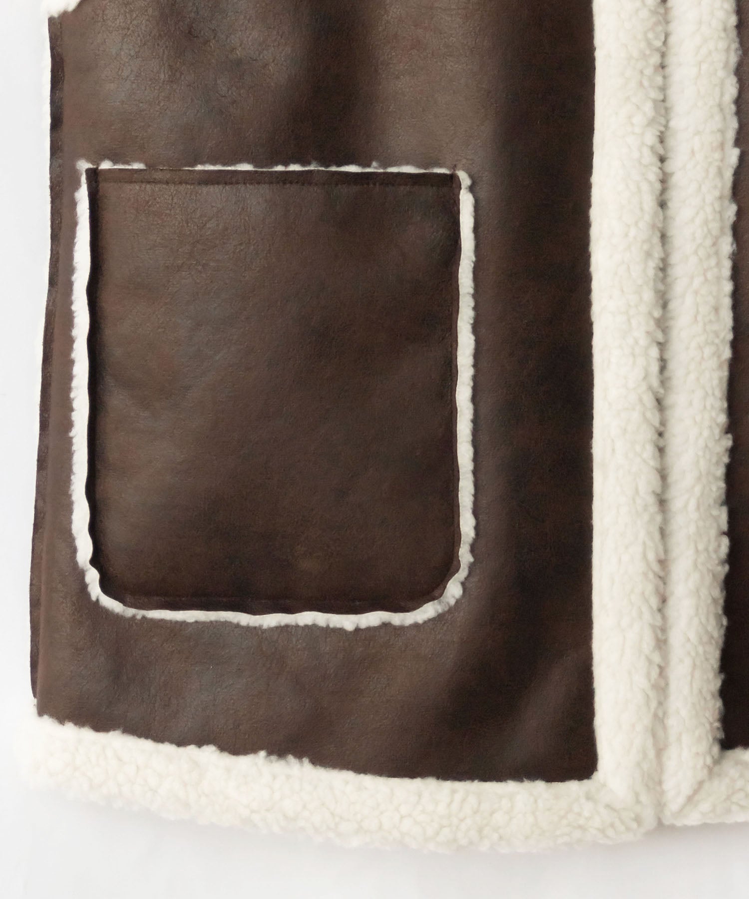 【 リバーシブル 】2WAY エコムートンボアベスト