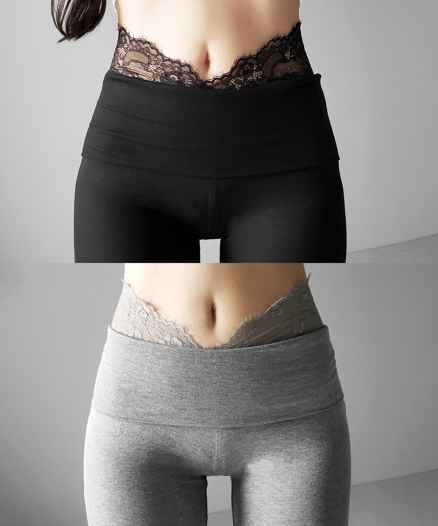 ウエストレーススリムドレープカットソーフレアパンツ ／ waist lace slim drape cutsew flare pants