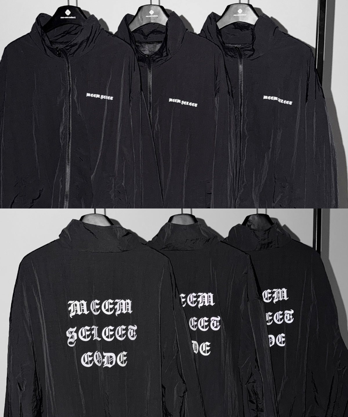 グランジロゴナイロンジャケット /  grunge logo nylon jacket