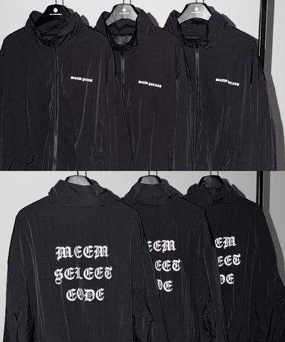グランジロゴナイロンジャケット /  grunge logo nylon jacket