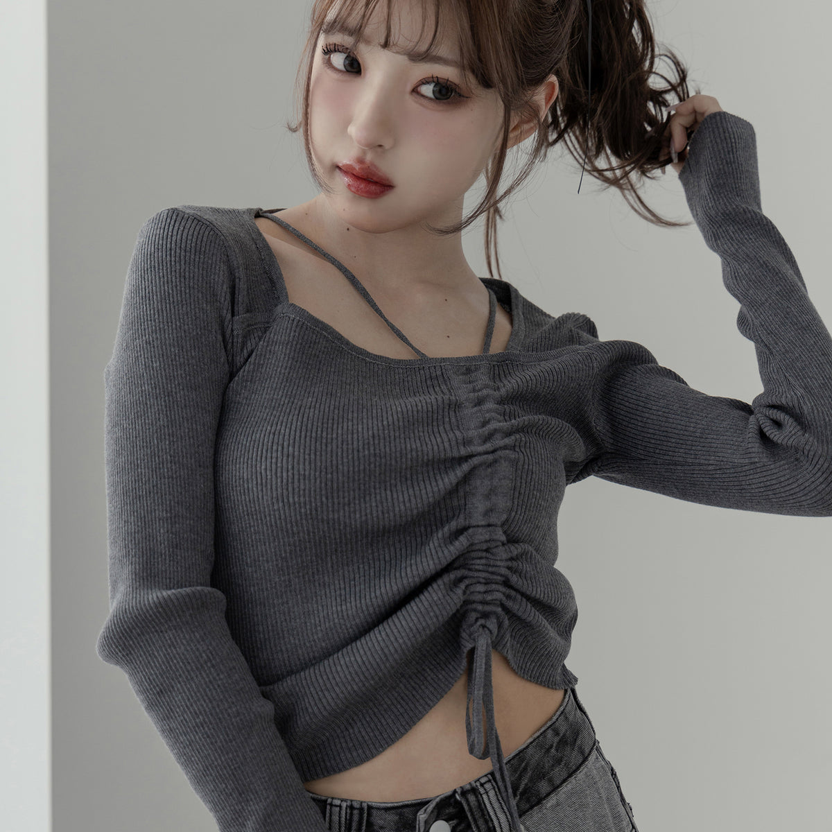 バック開きリボンリブニット | Chico(チコ)レディース | PAL