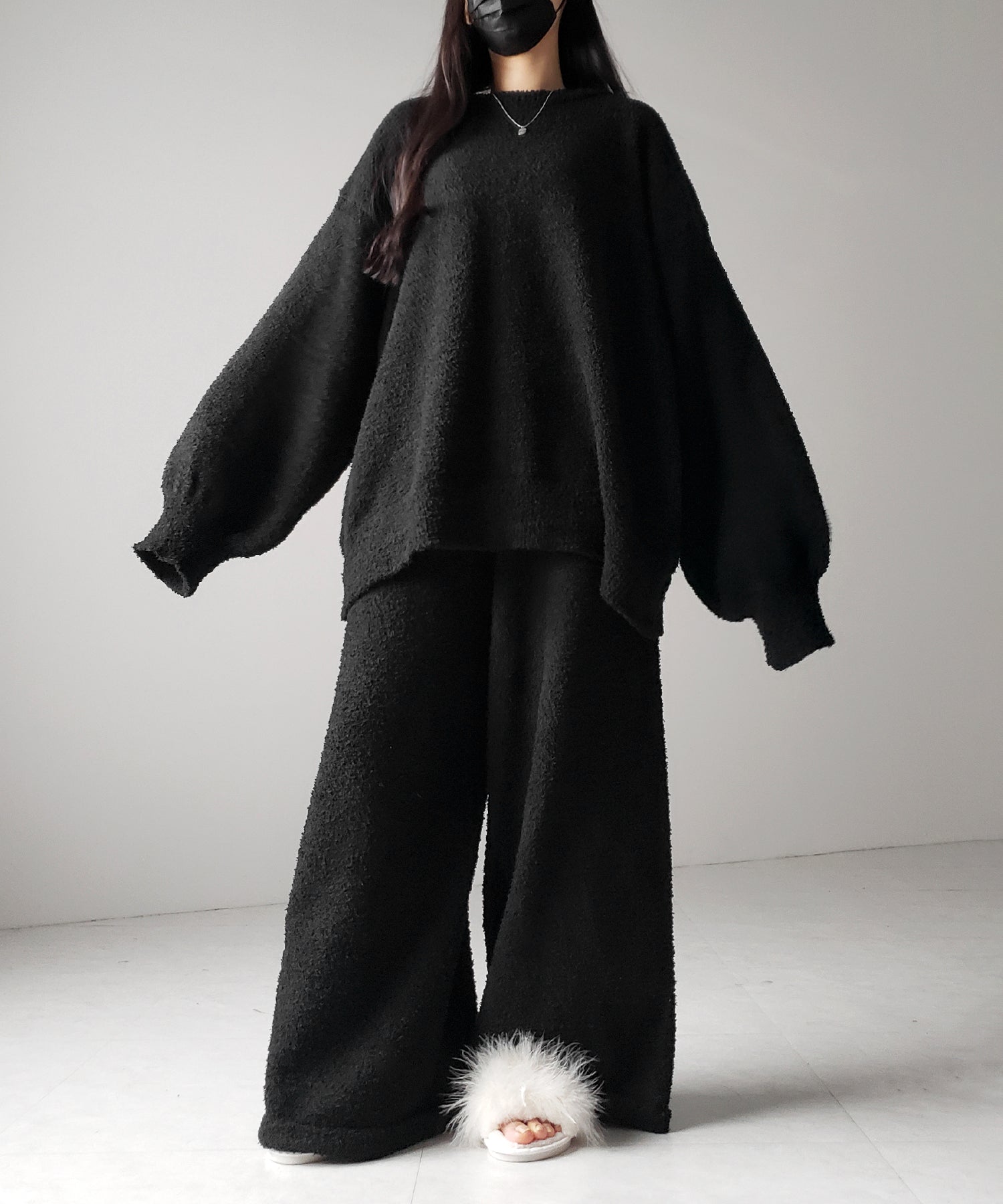 【 セットアップ可能 】マシュマロタッチビッグプルオーバー ／ marshmallow touch big pullover