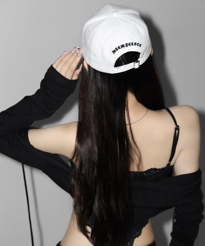 【 新色ホワイト追加！ 】M LOGO embroidery CAP ／ M LOGO 刺繍キャップ
