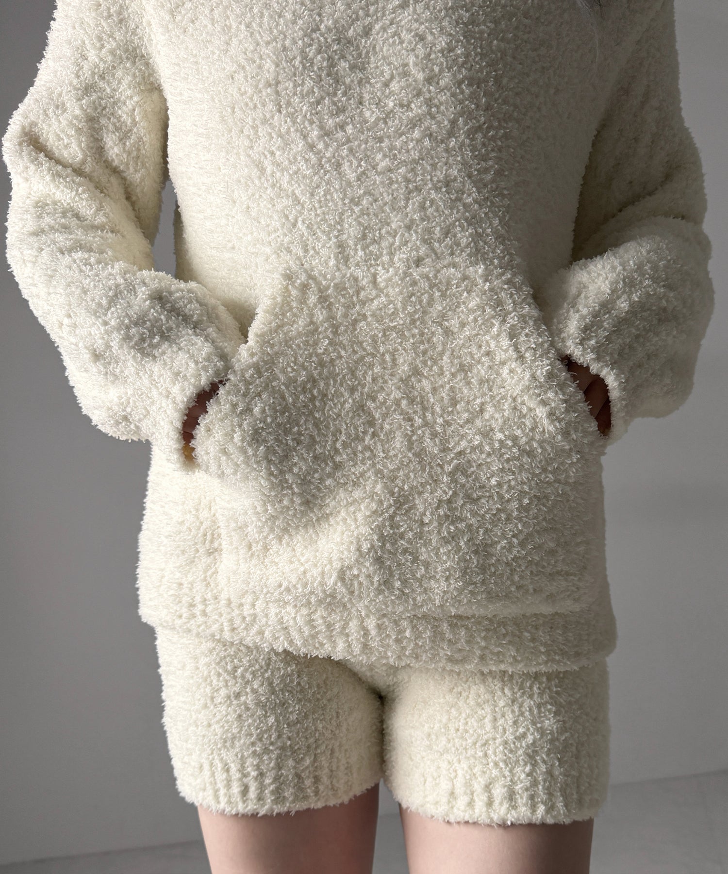 マシュマロタッチフーディーセットアップ ／ marshmallow touch hoodie setup