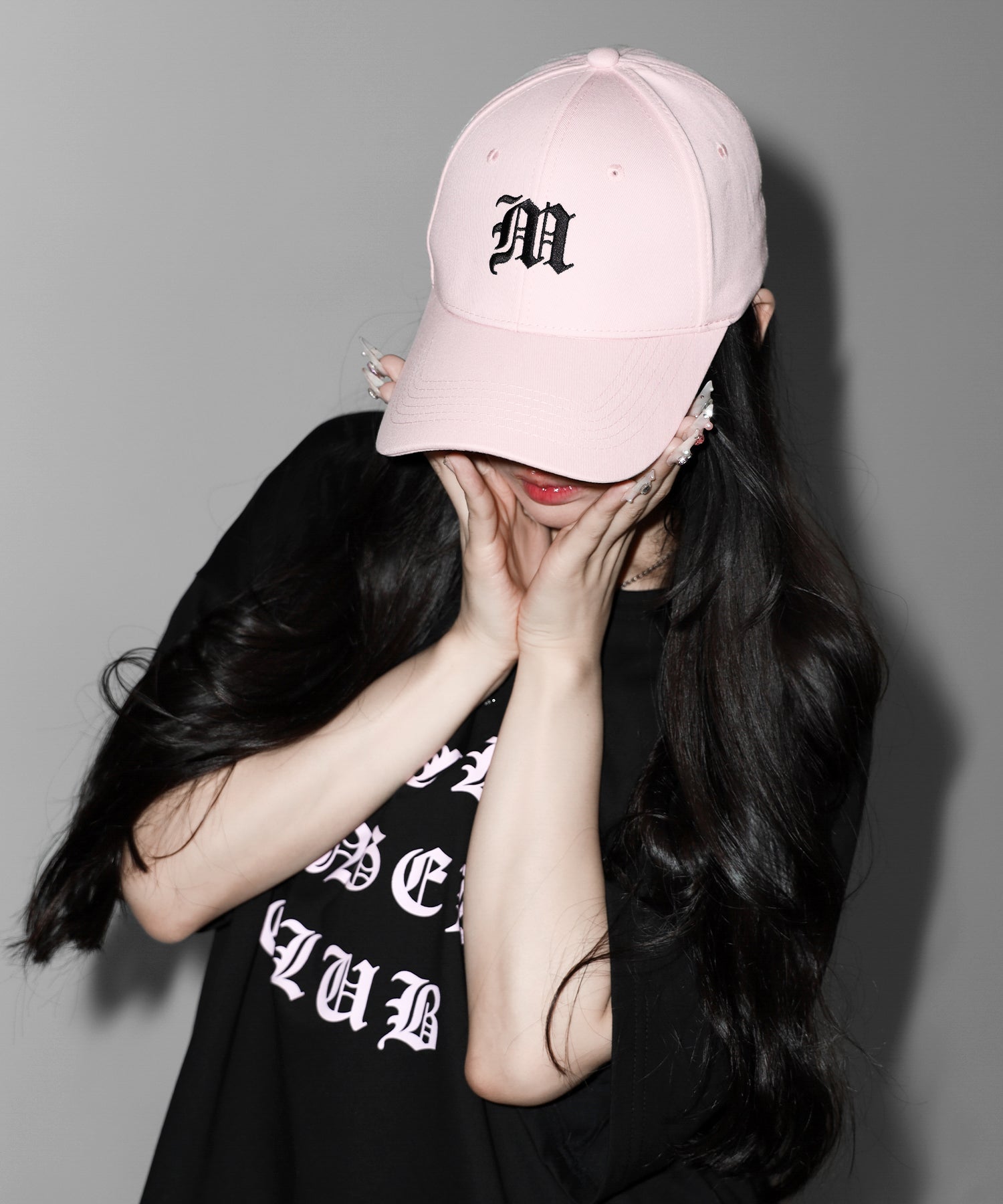 新色ピンク追加！ 】M LOGO embroidery CAP ／ M LOGO 刺繍キャップ