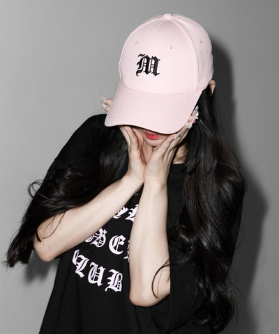 【 新色ピンク追加！ 】M LOGO embroidery CAP ／ M LOGO 刺繍キャップ