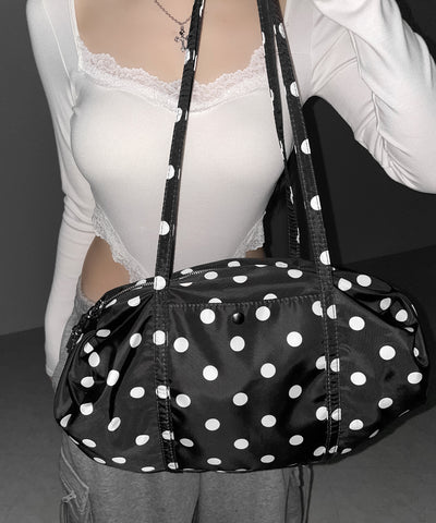 ドットミニボストンショルダーバッグ　／ Dot mini boston shoulder bag