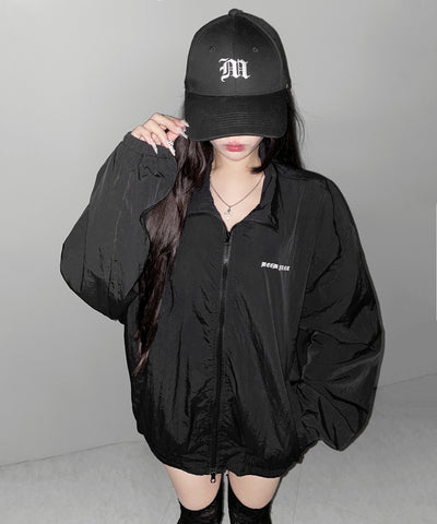 グランジロゴナイロンジャケット /  grunge logo nylon jacket