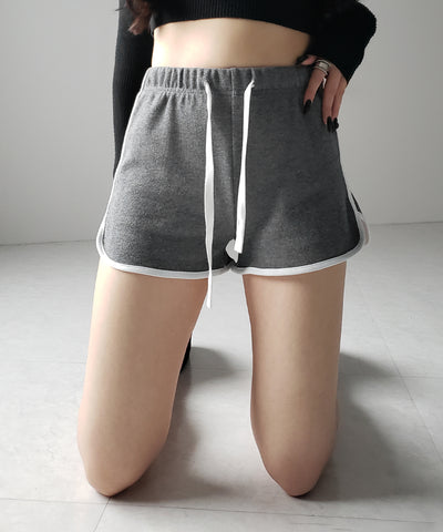 【 ３color 】サイドラインパイピングスウェットショートパンツ ／ sideline piping sweat short pants