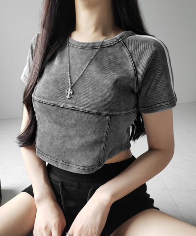 サイドラインヴィンテージショートリブＴシャツ ／ sideline vintage short lib T-shirt